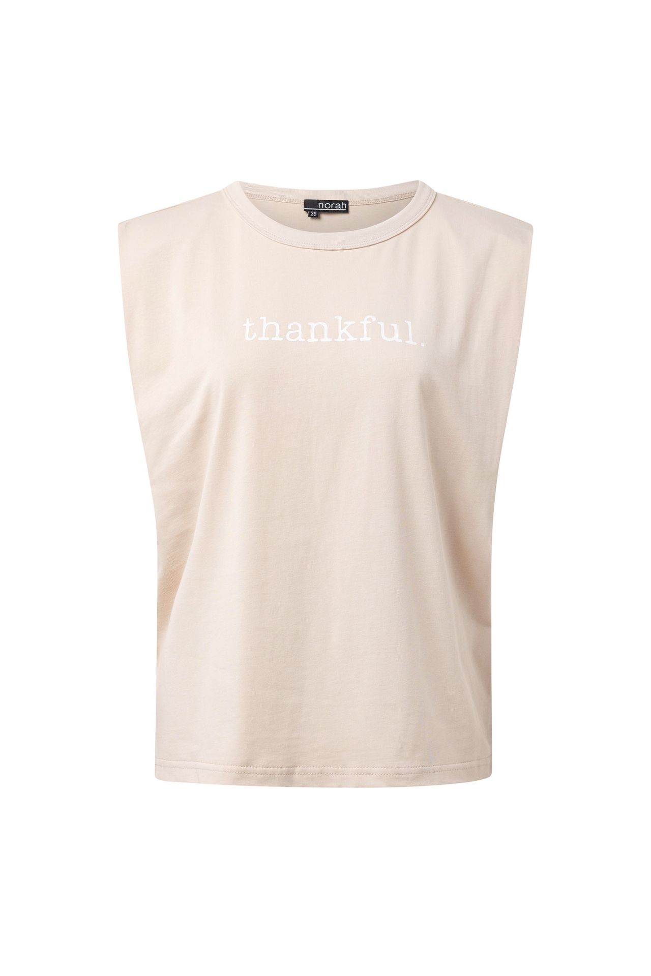 Norah Zandkleurige top sand 216355-110