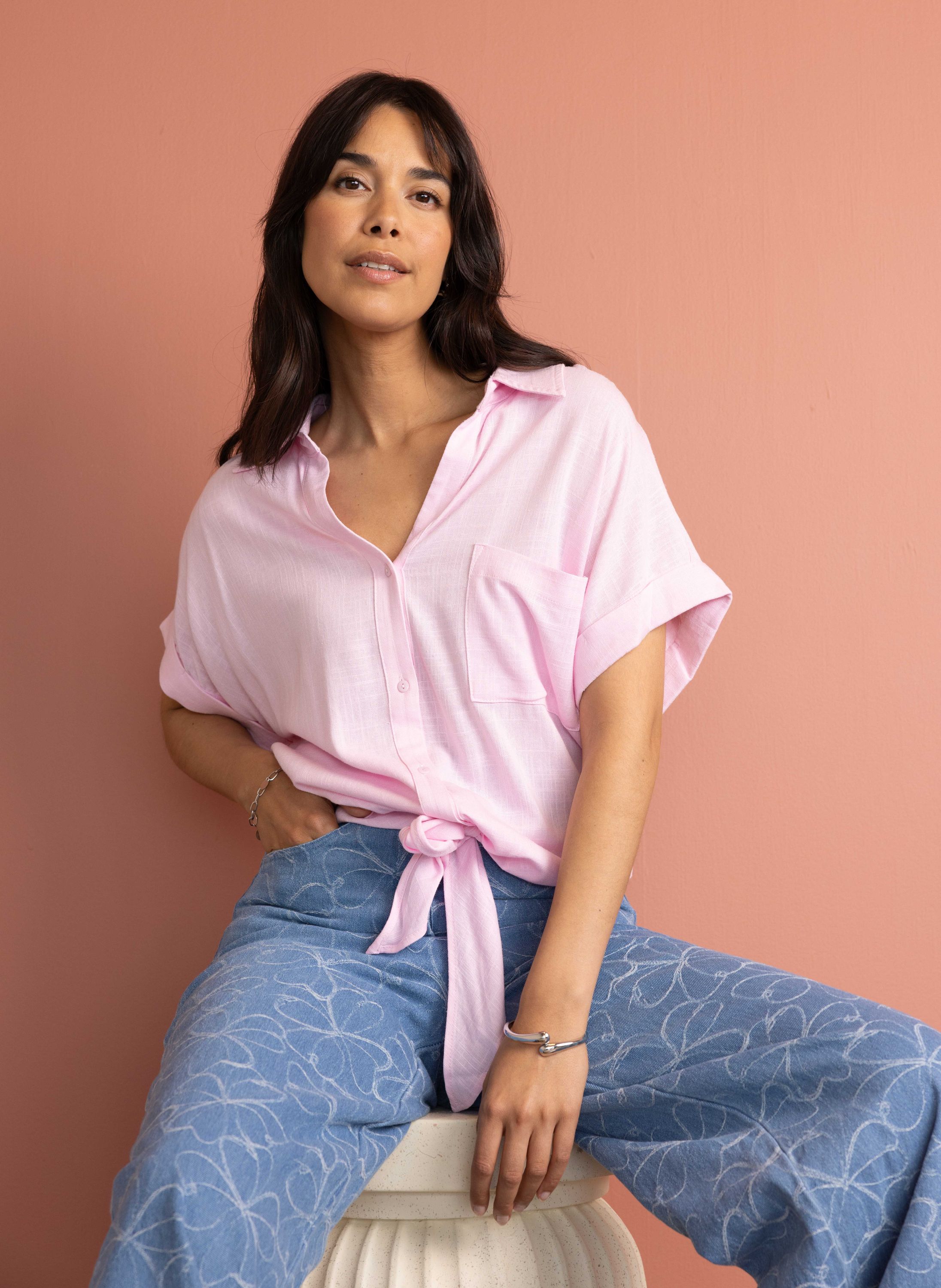 Norah Roze blouse baby pink 216359-902