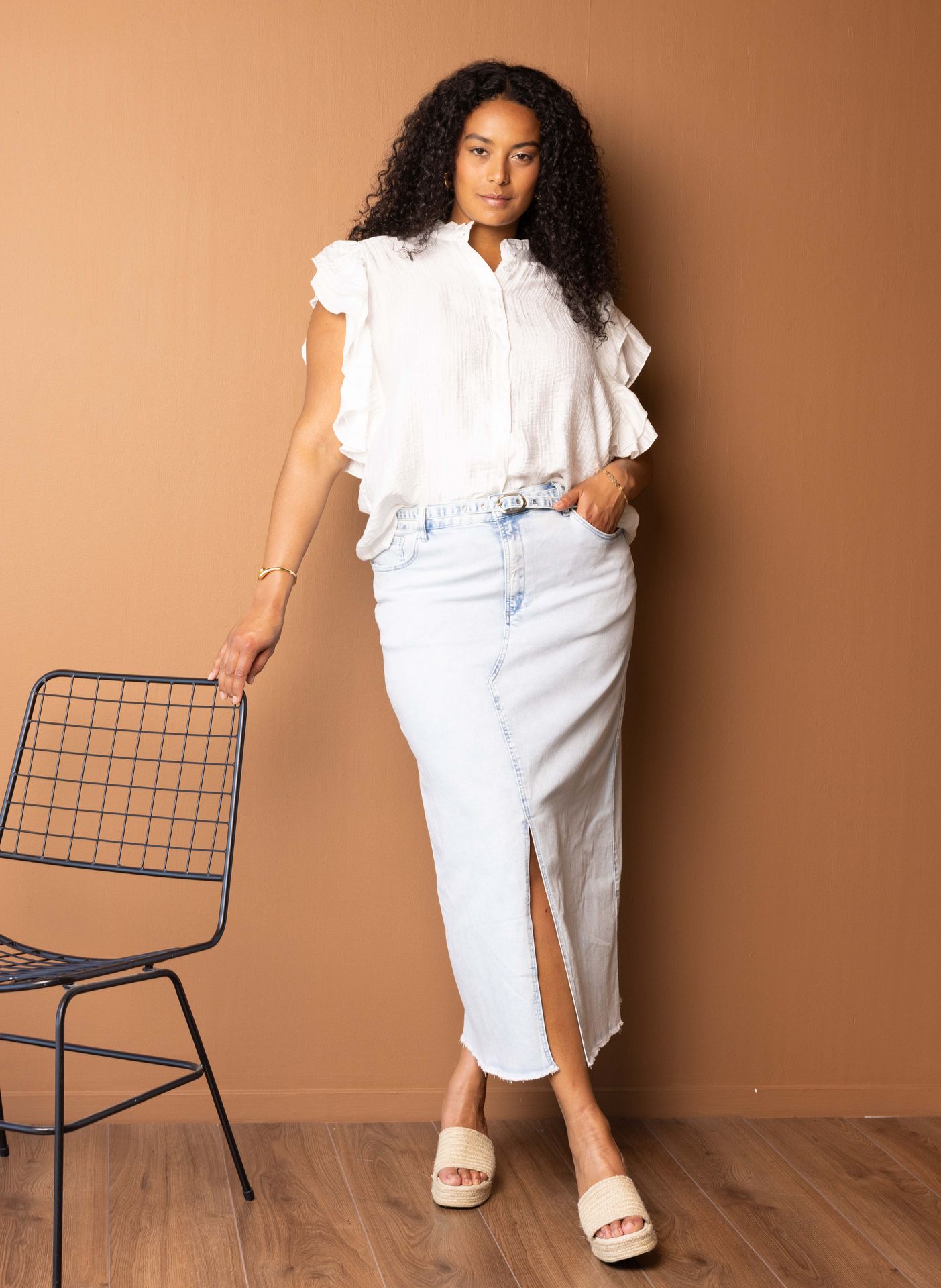Norah Maxi denim rok jeans/blue 216440-471-34