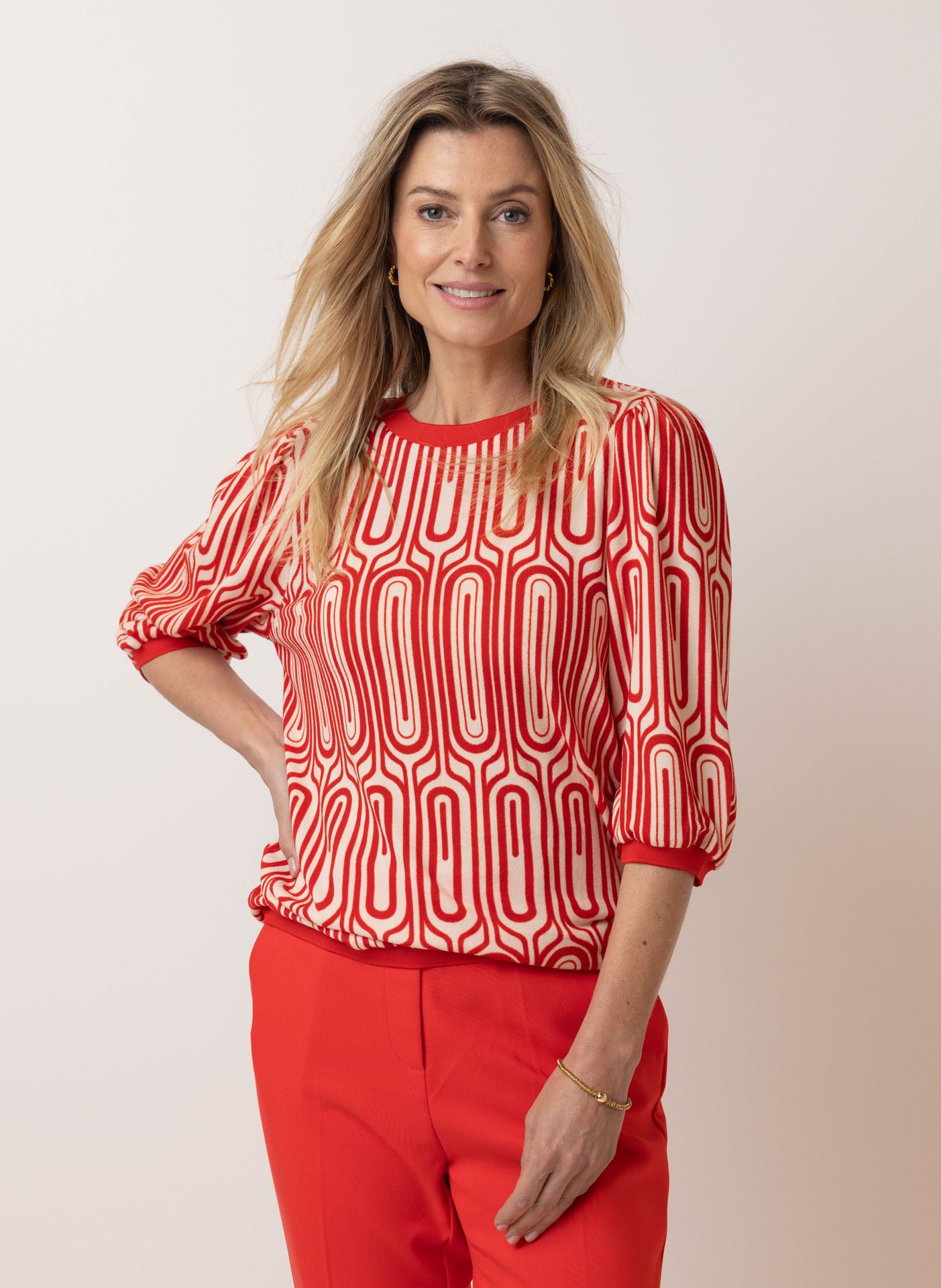 Norah Rood shirt red/white 216452-631