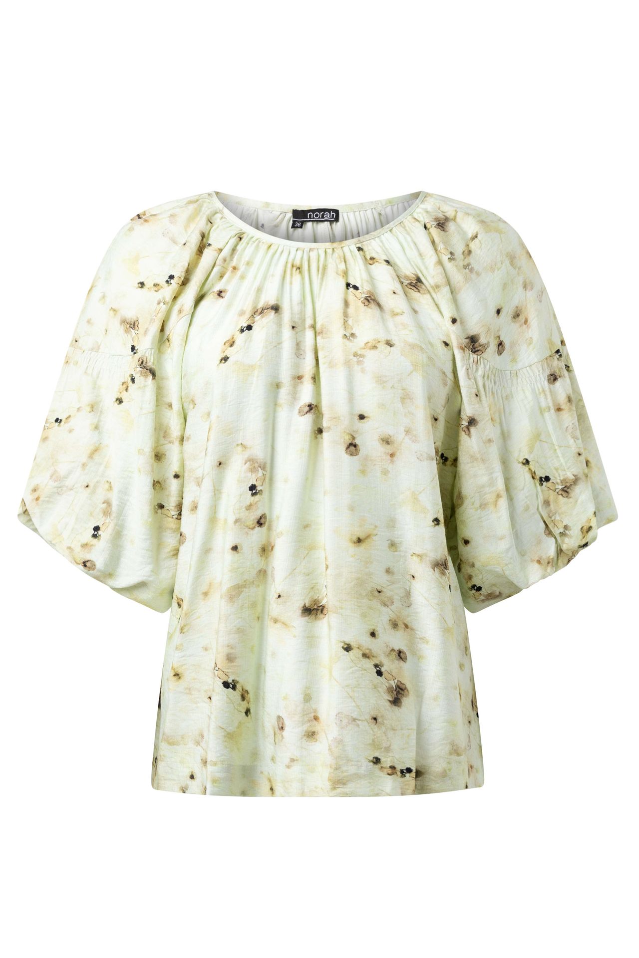 Norah Meerkleurige blouse lime multicolor 216481-501