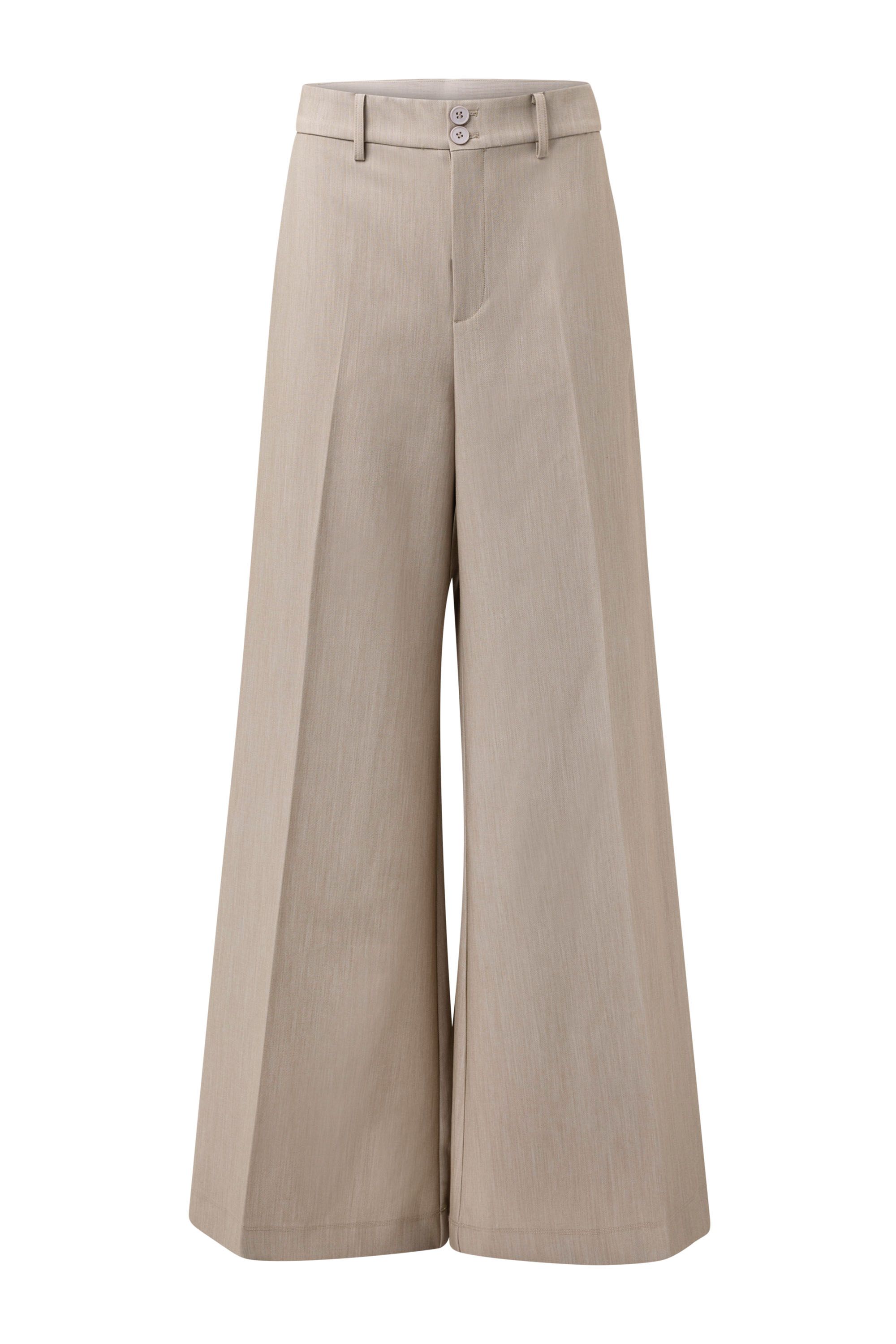 Zandkleurige broek