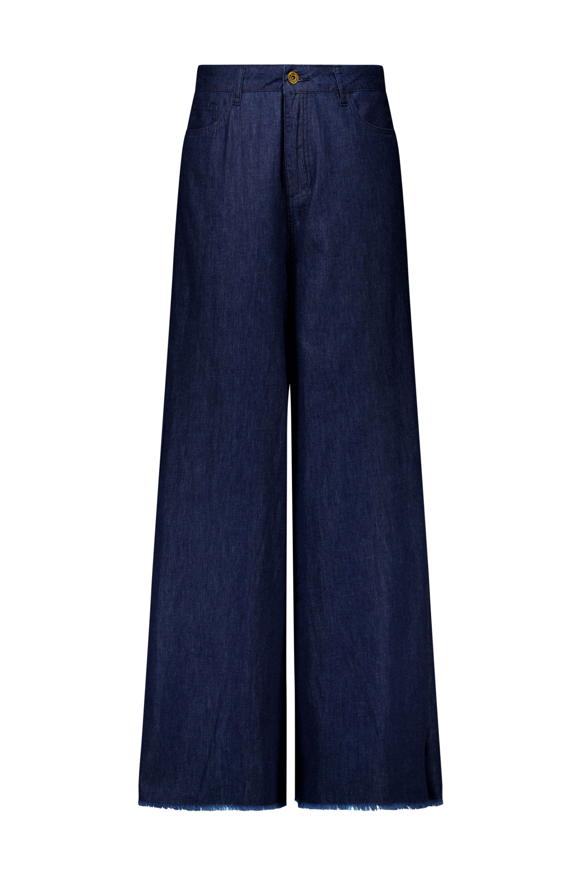 Norah Wide jeans | Donkerblauw | L32 dark blue 216493-499