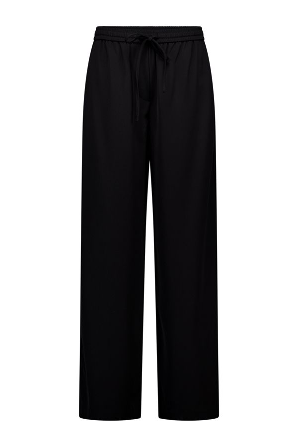 Norah Straight fit broek | Zwart | Elastische tailleband black 216512-001