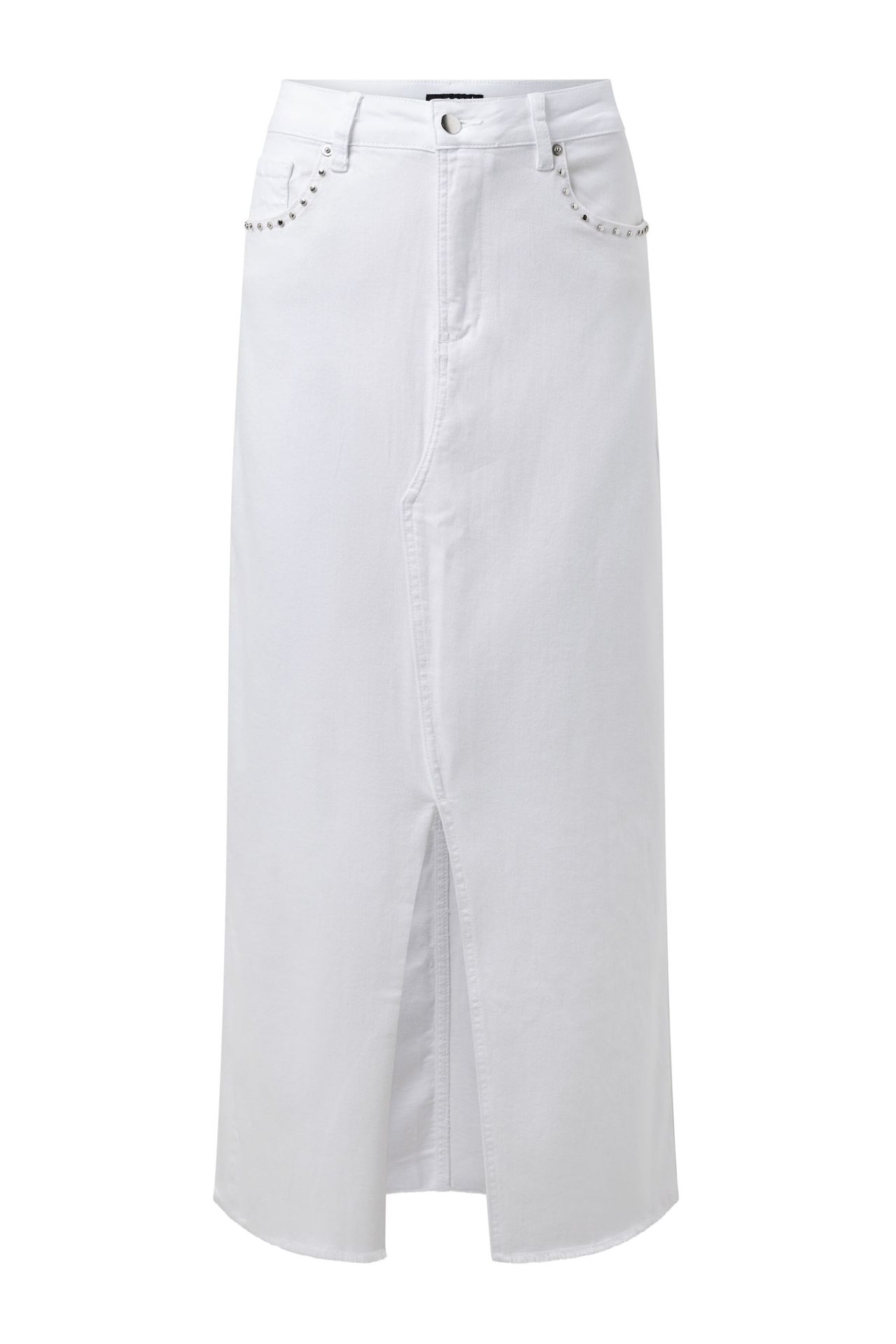 Norah Witte maxi denim rok white 216516-100