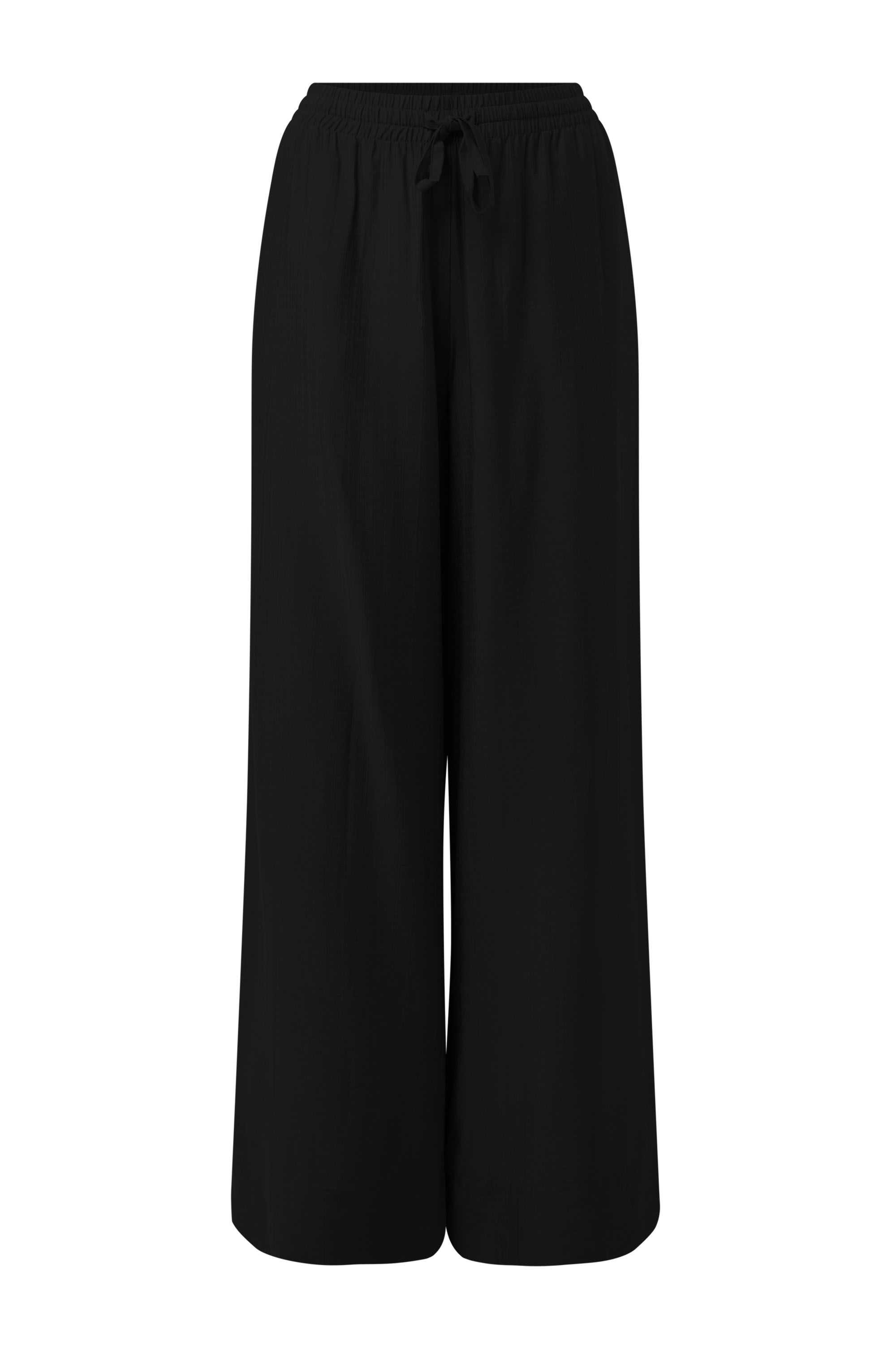 Zwarte wijde broek