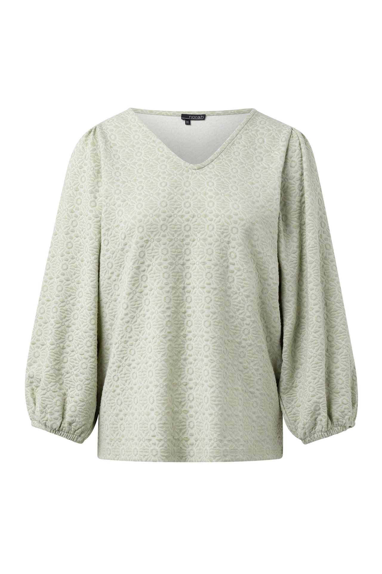 Norah Mintgroene trui green/grey 216533-540