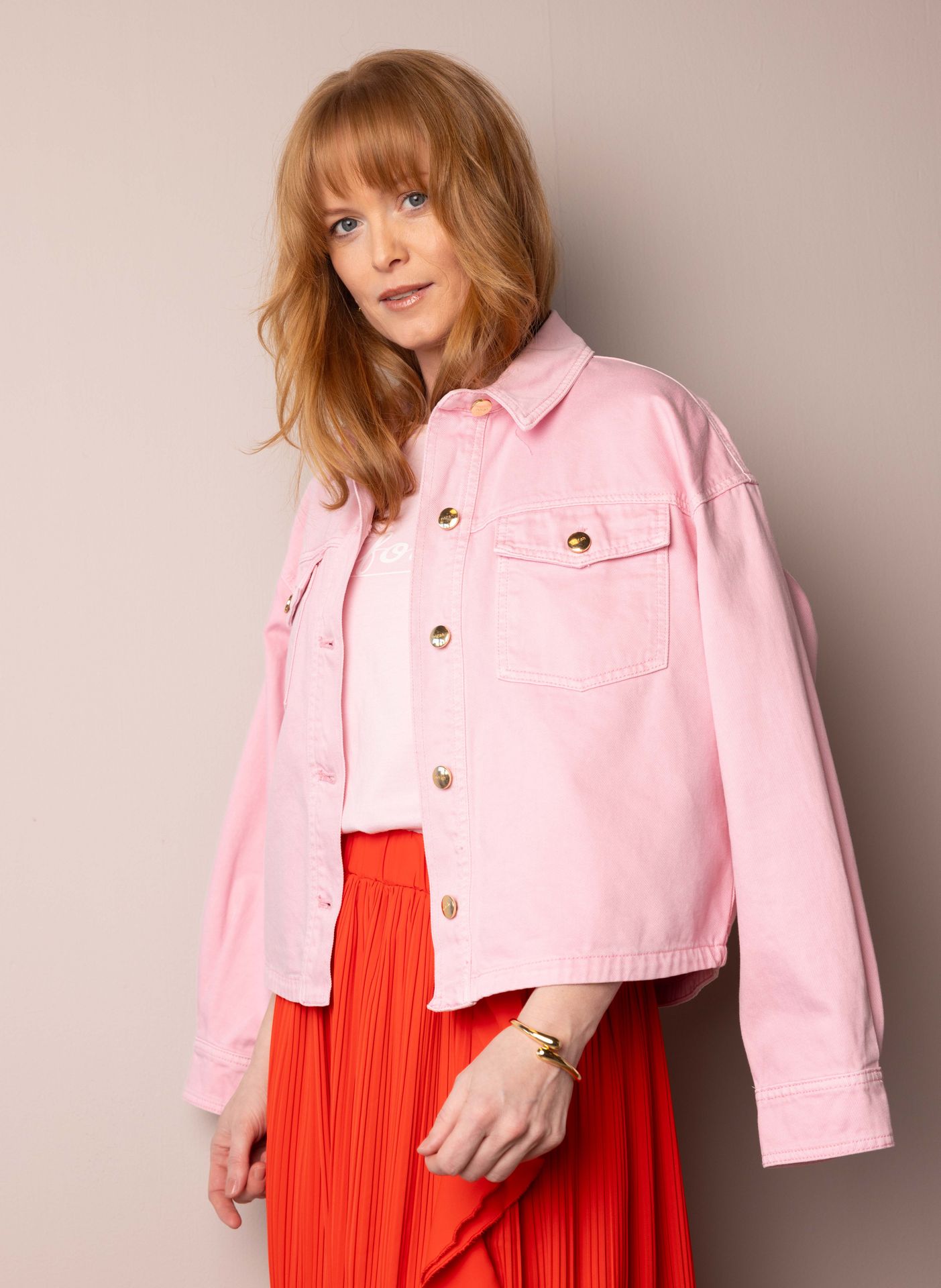 Norah Lichtroze denim jasje light rose 216542-901-46-48