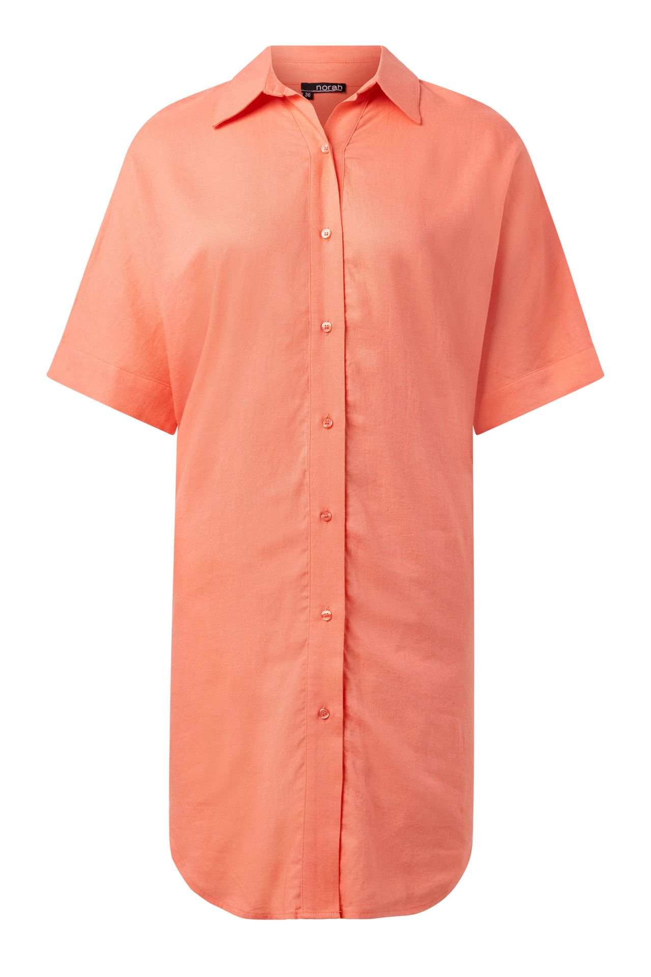 Norah Koraalkleurige blouse coral 216546-706