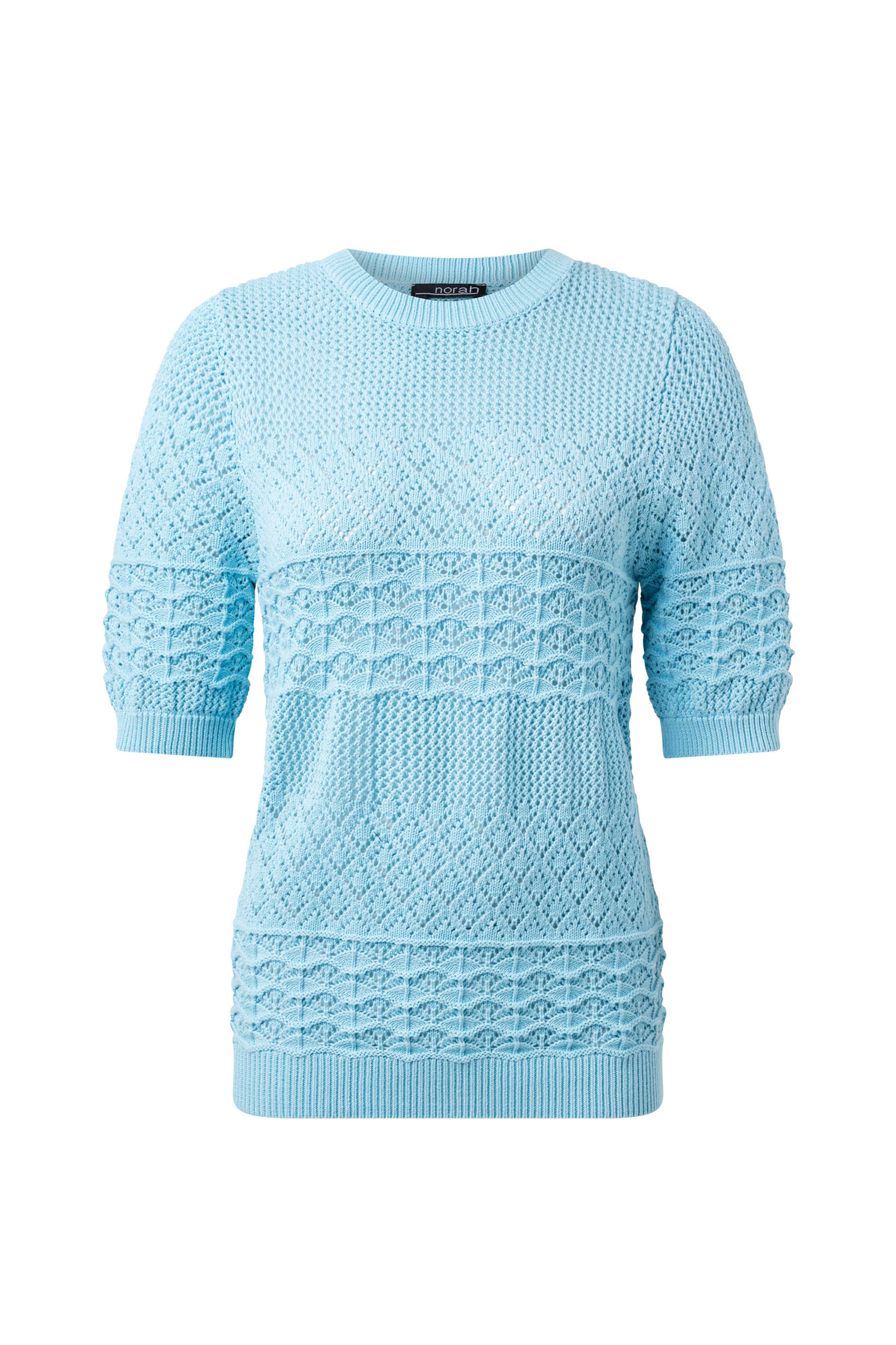 Norah Gebreide lichtblauwe trui sky blue 216605-404