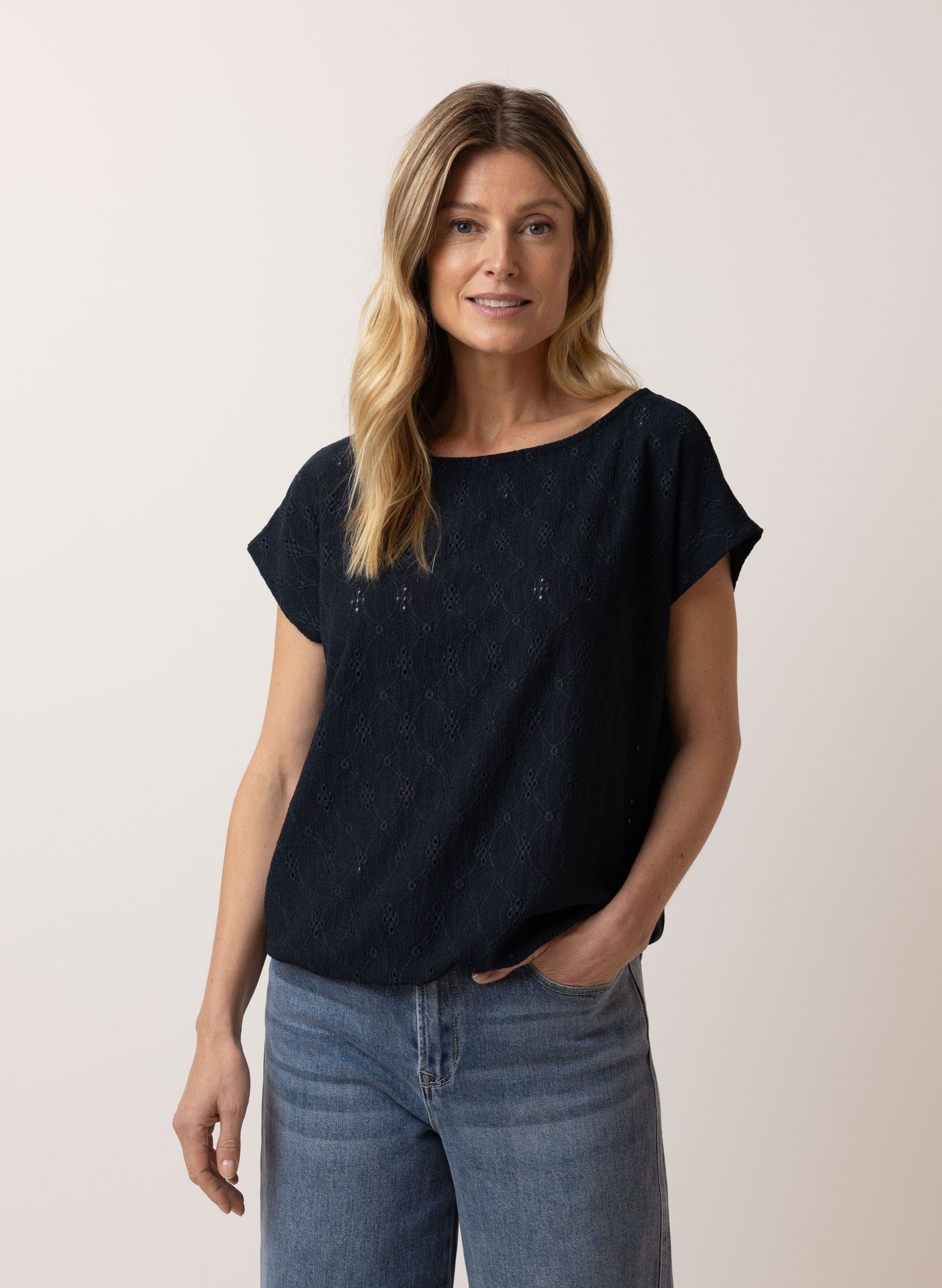 Norah Donkerblauw shirt dark blue 216616-499