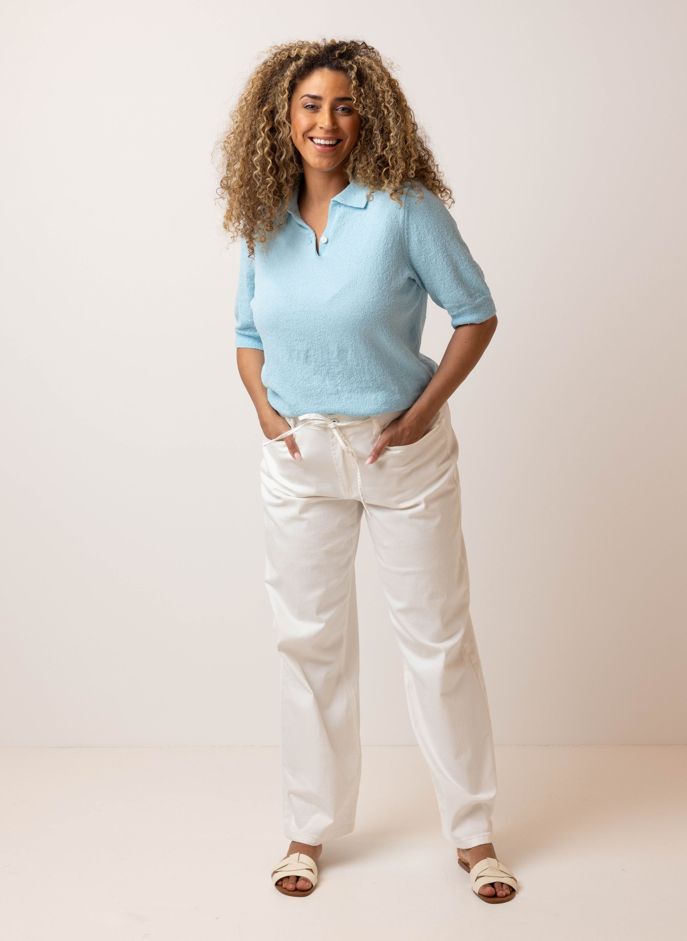 Norah Lichtblauw shirt baby blue 216626-402