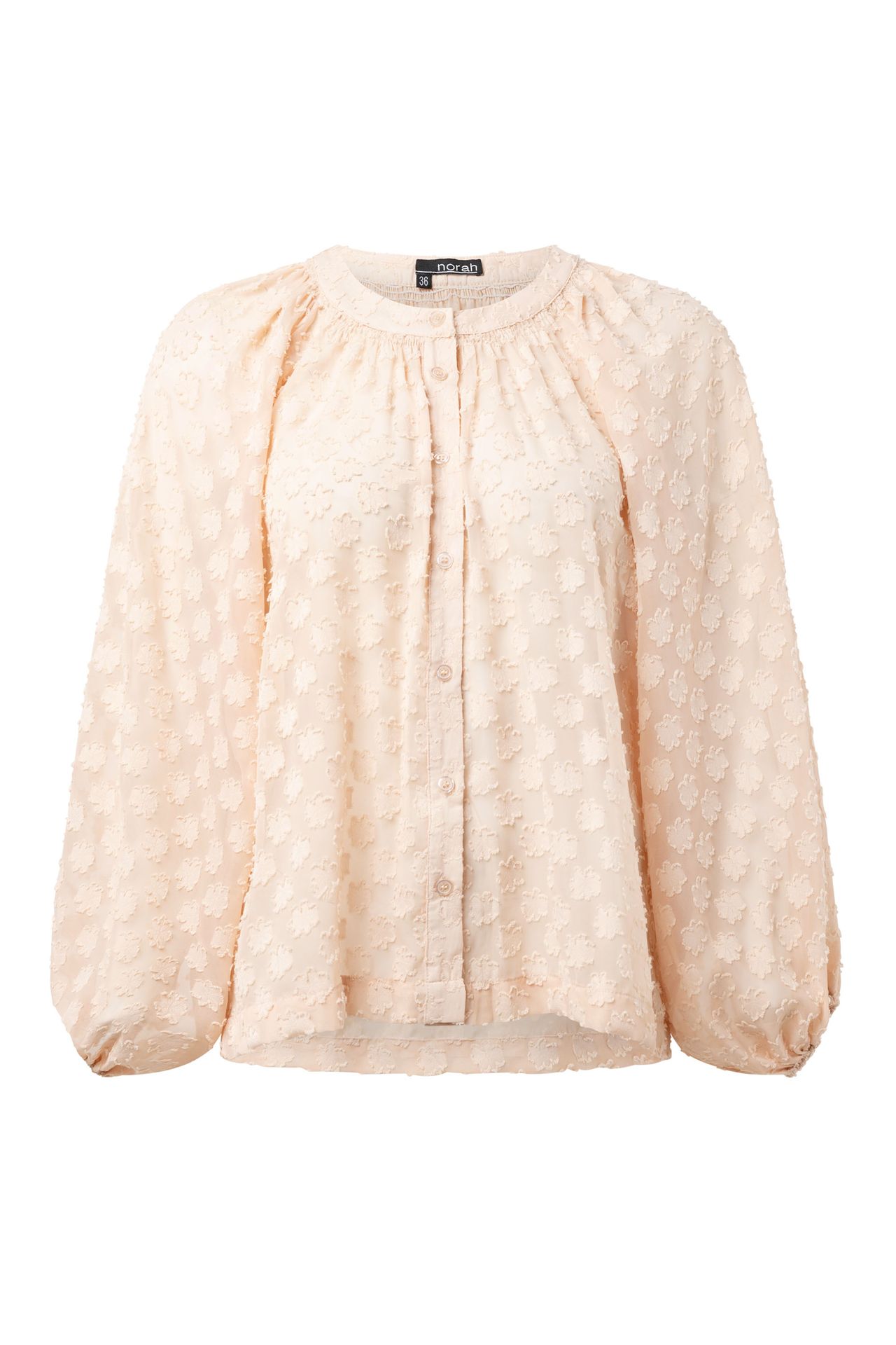 Norah Abrikooskleurige blouse apricot 216654-702