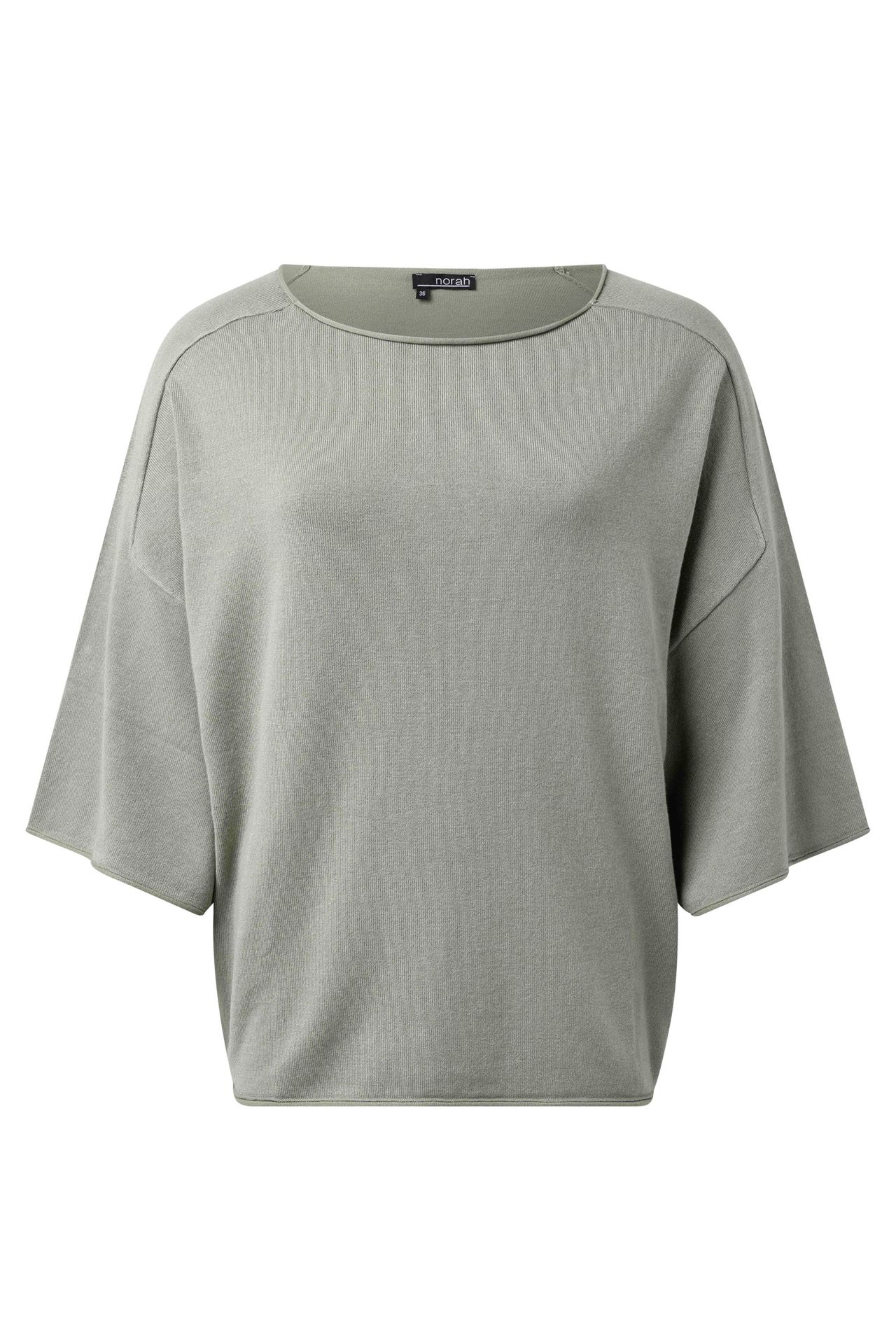 Norah Groene trui met losse fit green/grey 216658-540