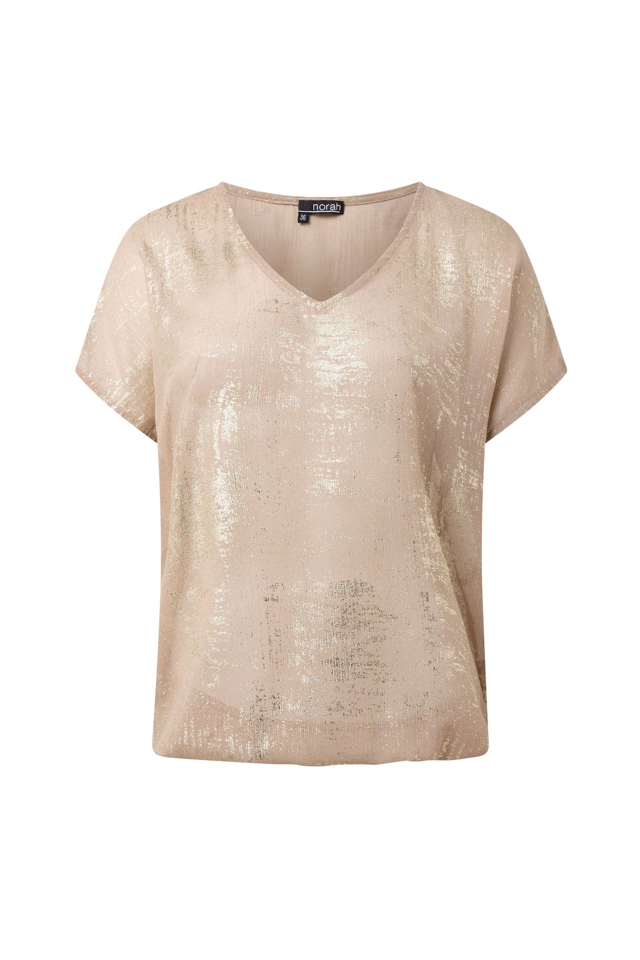 Norah Goudkleurige blouse gold 216661-199