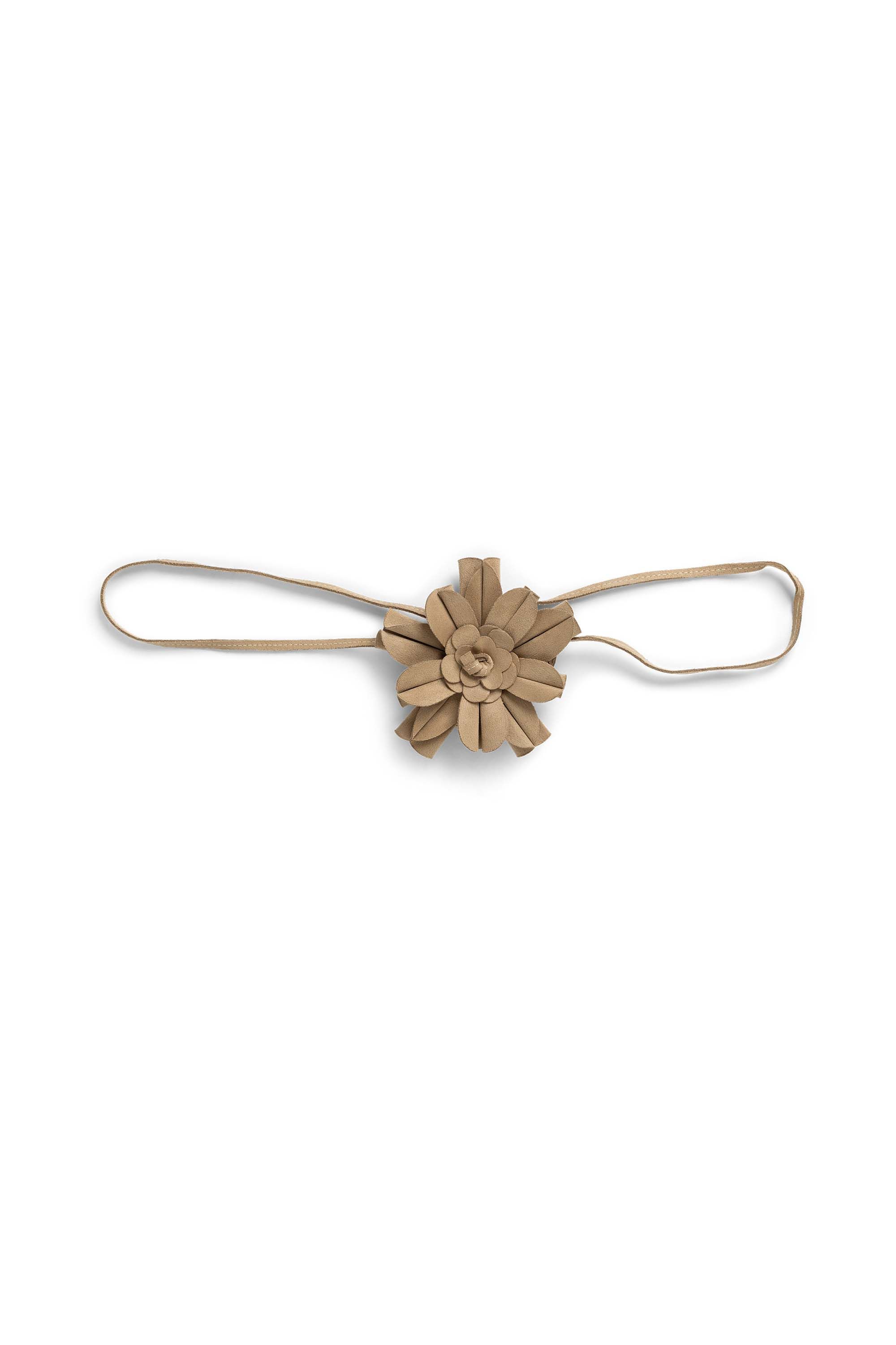 Norah Beige riem suèdine bloem beige 216662-106