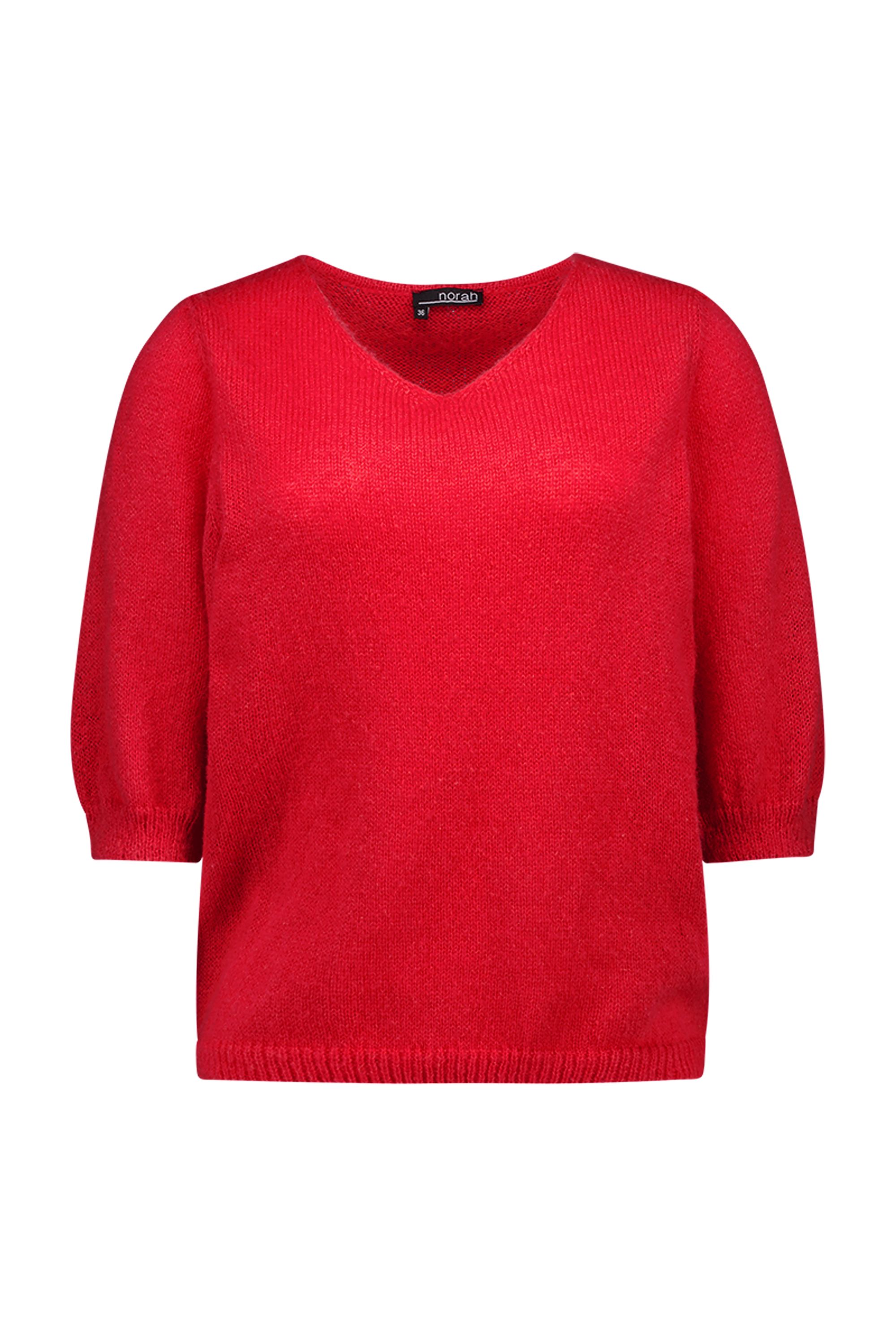 Norah Fijngebreide koraalkleurige trui coral 216691-706