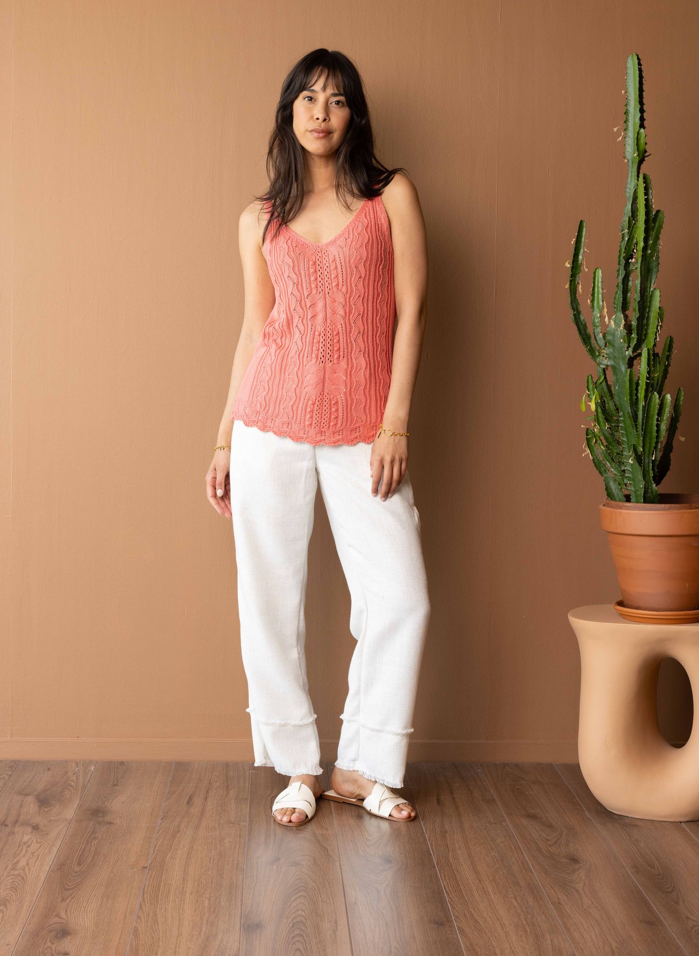 Norah Koraalkleurige top coral 216693-706