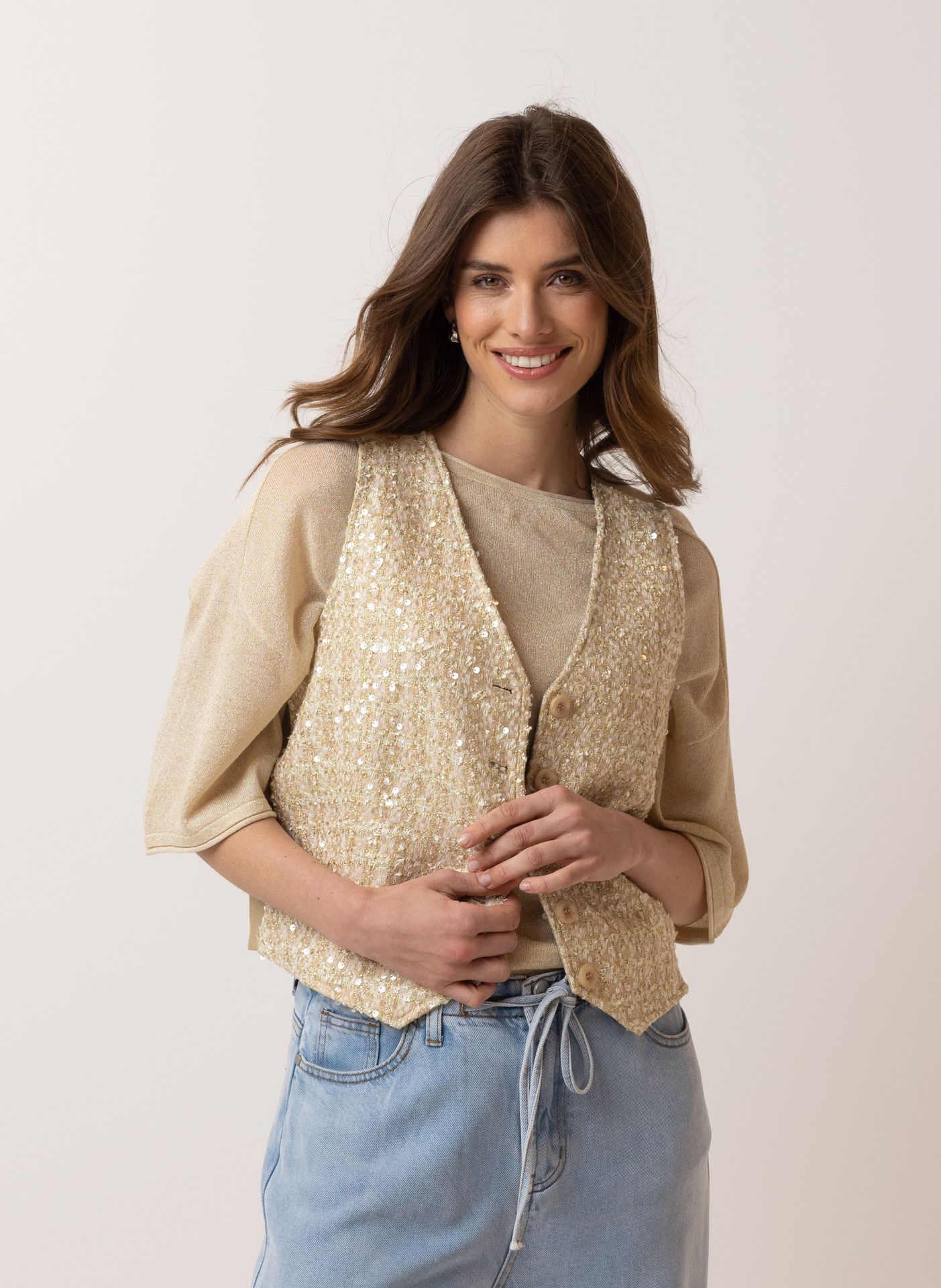 Norah Ecru gilet ecru 216730-102