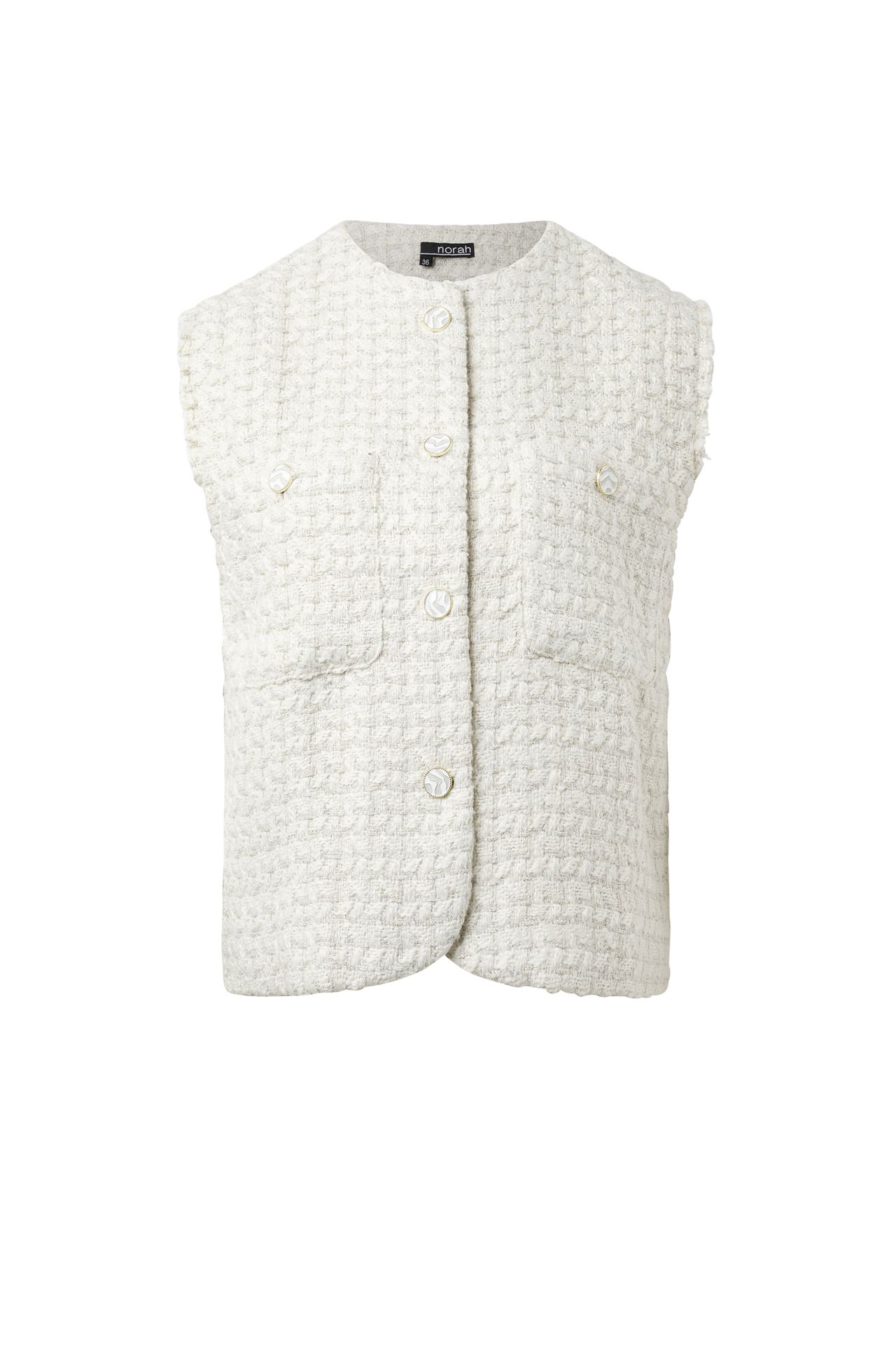 Norah Off-white gilet off-white 216732-101