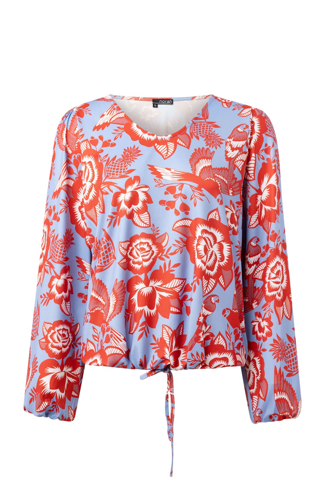 Norah Meerkleurig shirt red/blue 216734-634