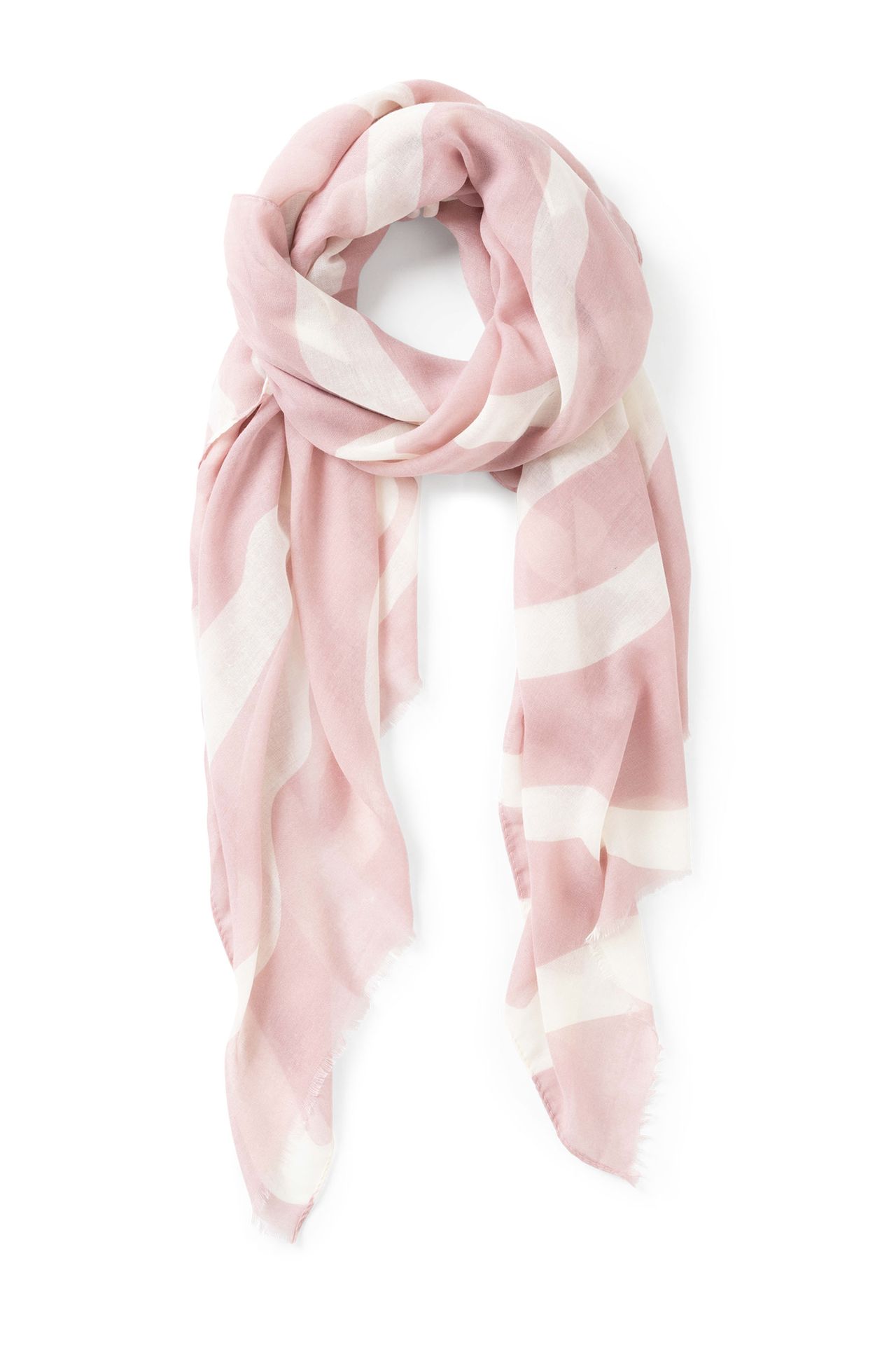 Norah Roze sjaal pink/white 216751-931