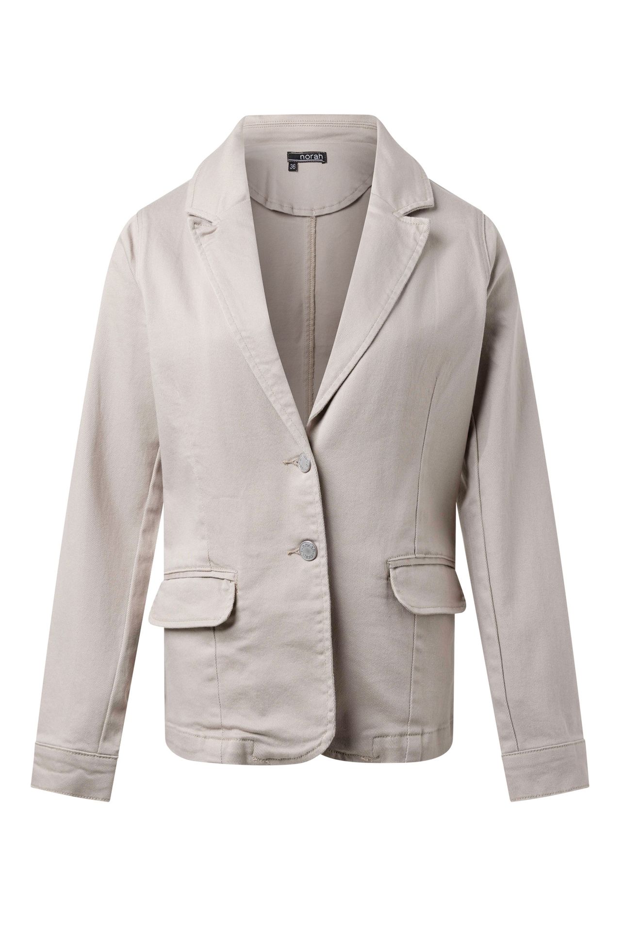 Norah Zandkleurige denim blazer sand 216827-110