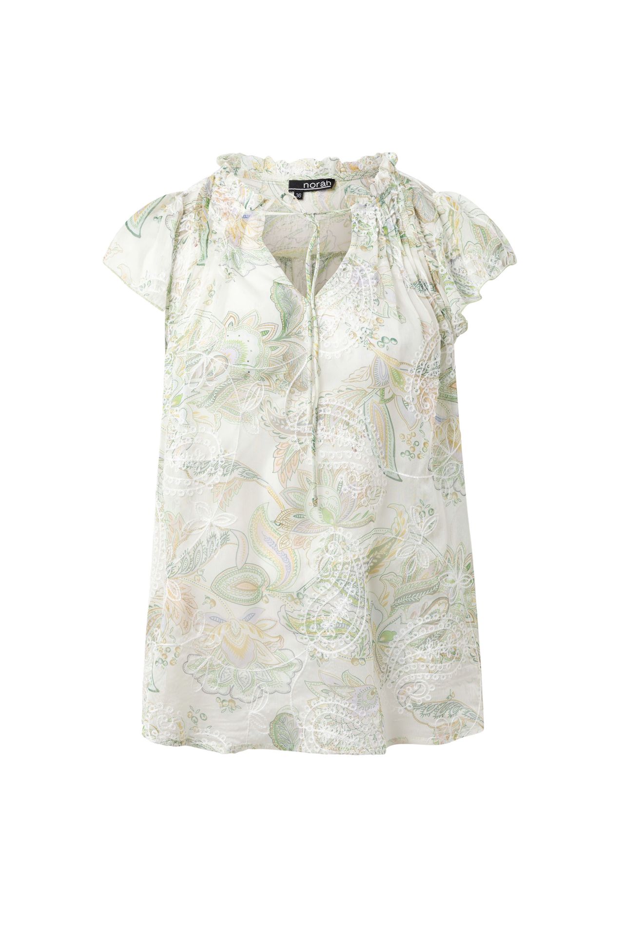 Norah Groene blouse green multicolor 216838-520