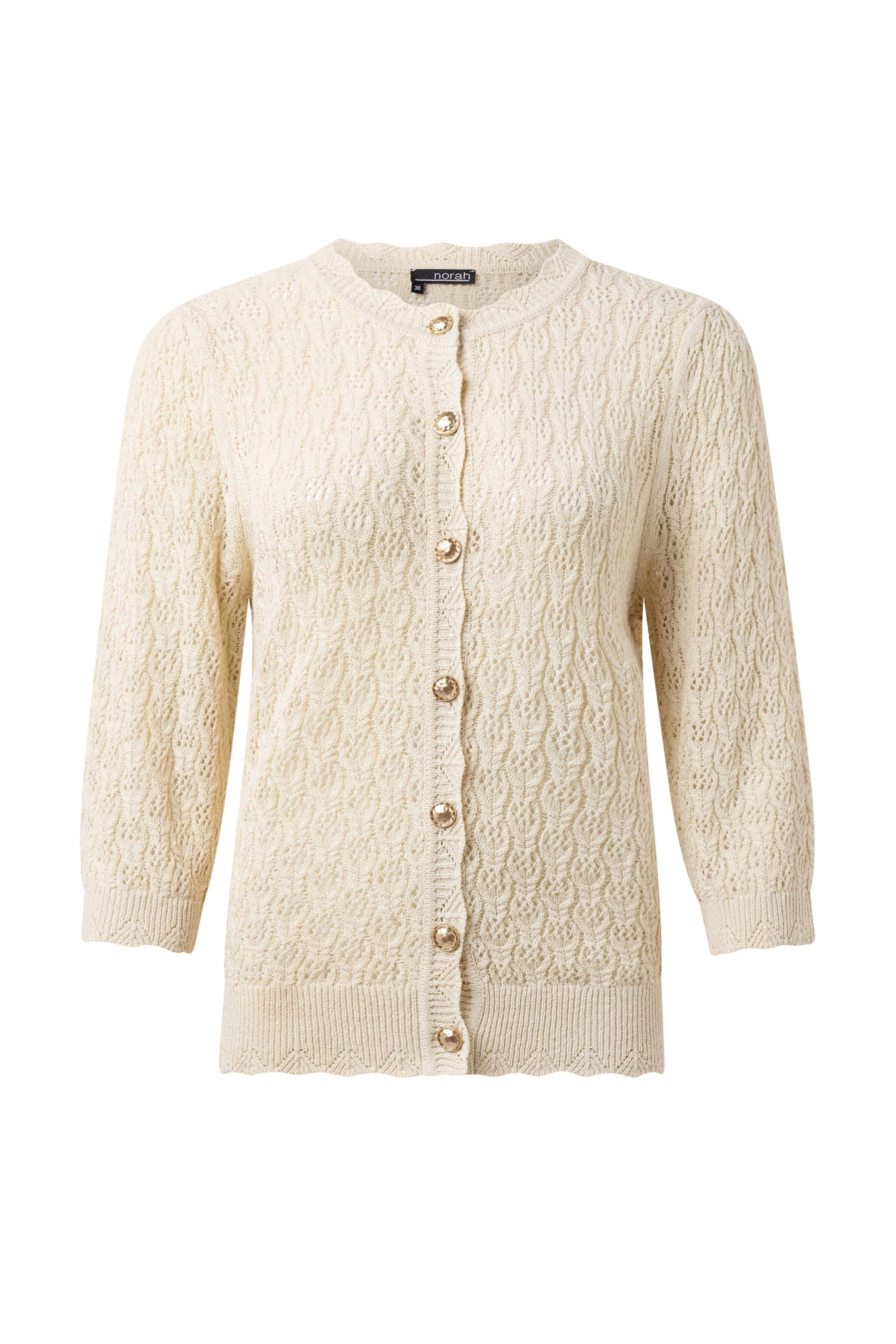 Norah Zandkleurig vest  216844-110