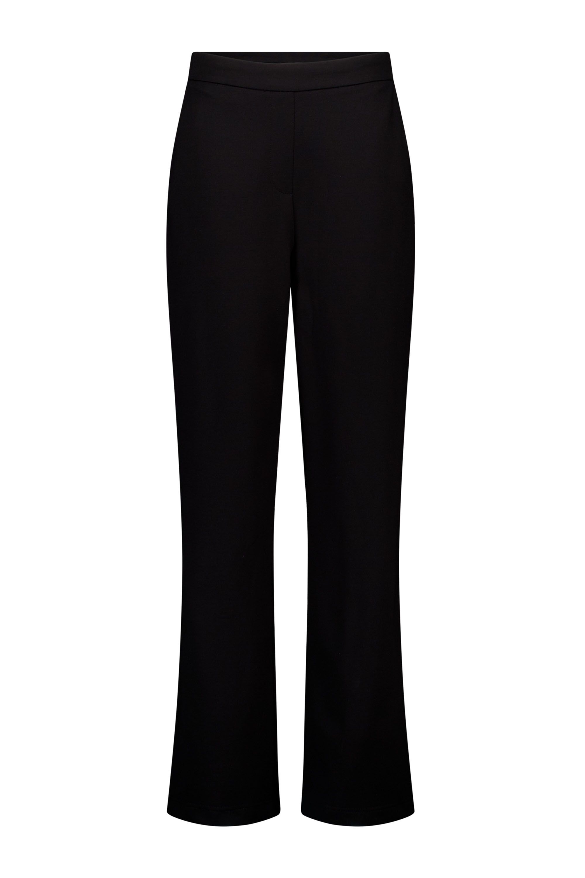 Norah Zwarte wijde broek met elastische band black 216848-001