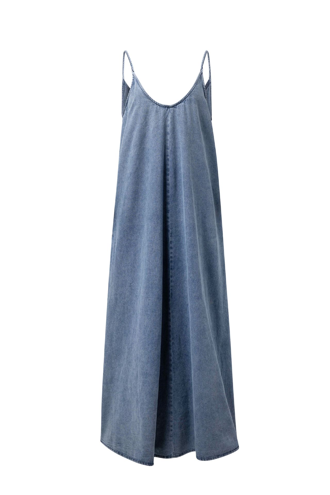 Norah Maxi denim jurk denim blue 216867-472