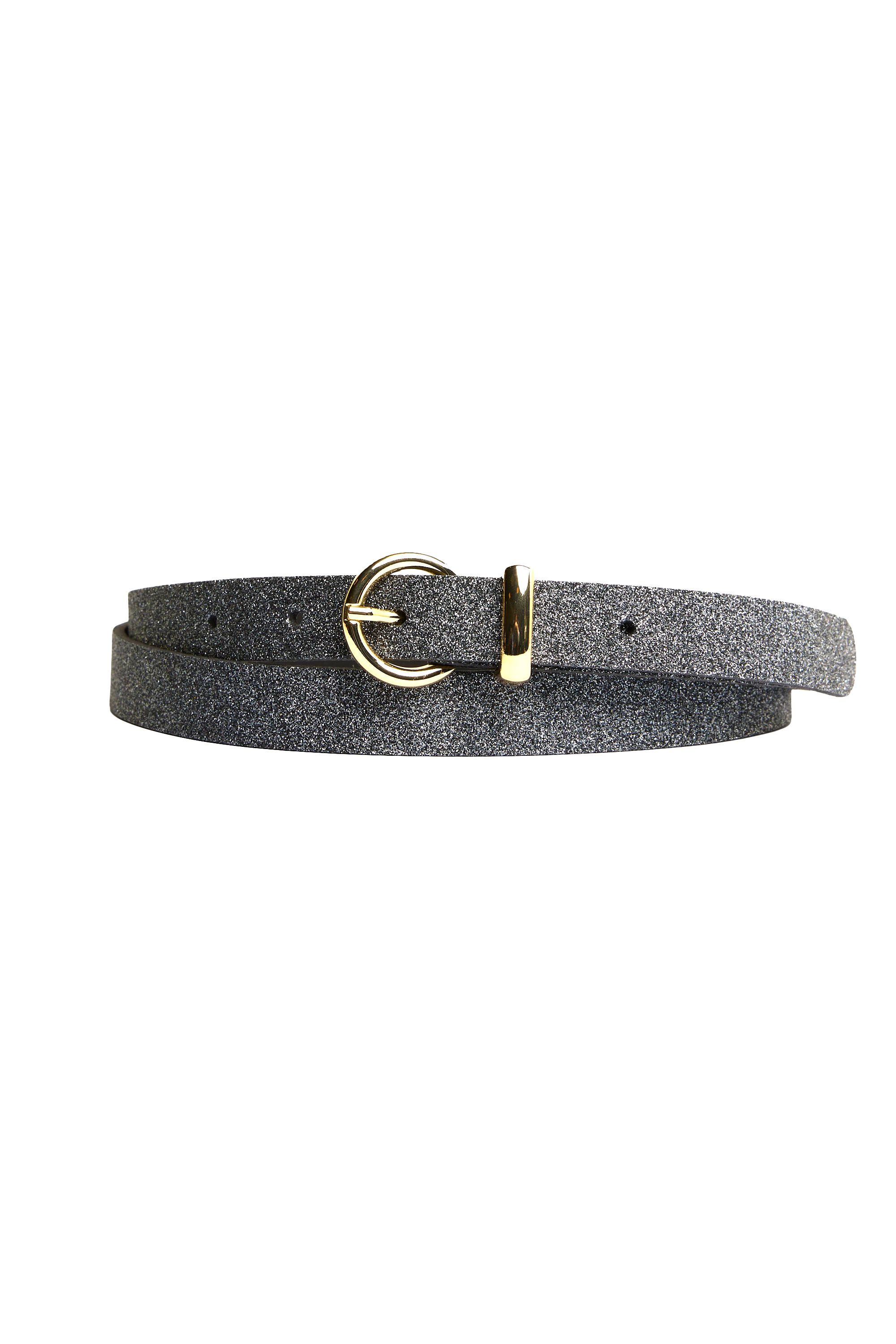 Norah Zwarte glitter riem black 216879-001