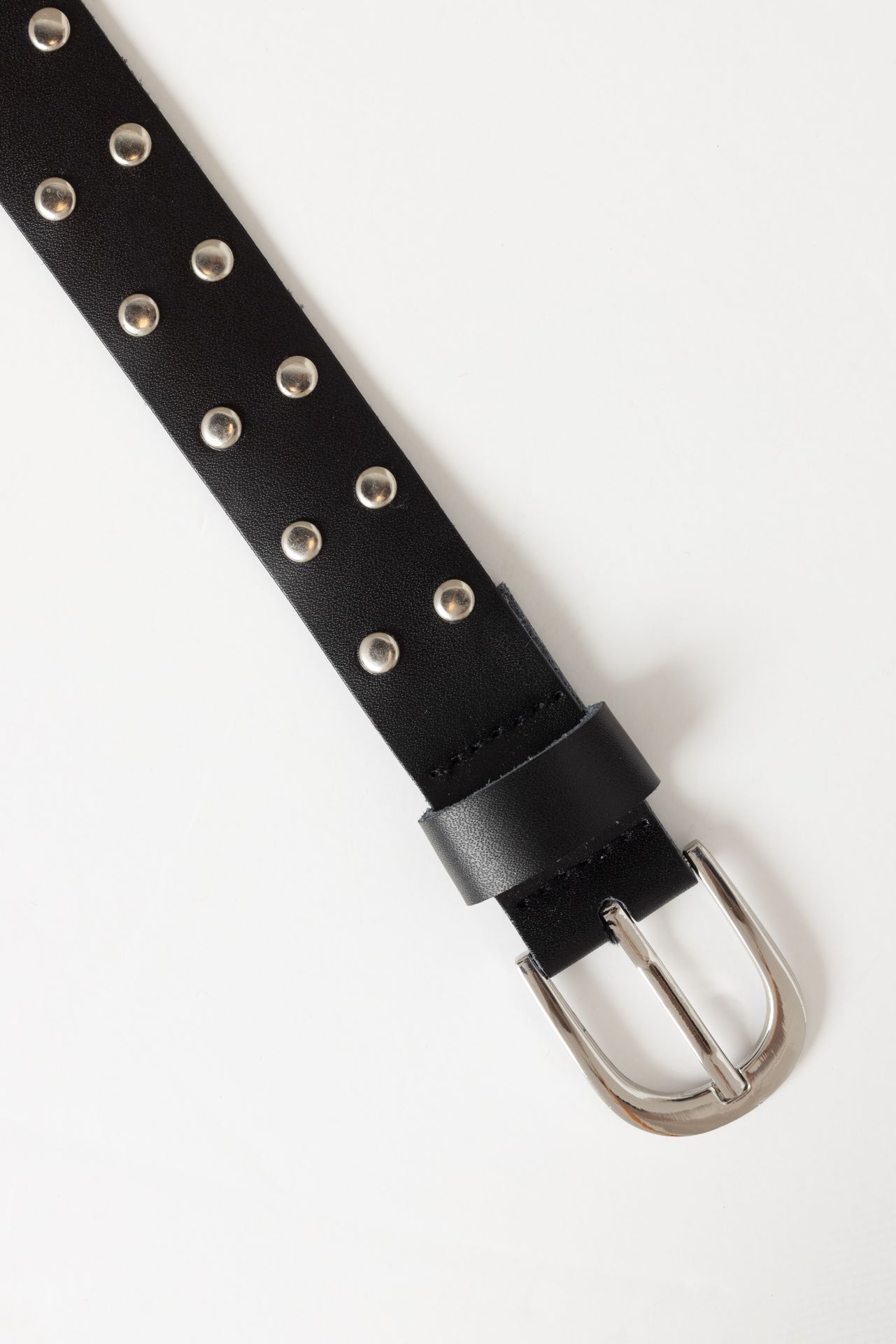 Norah Zwarte riem met studs black 216880-001
