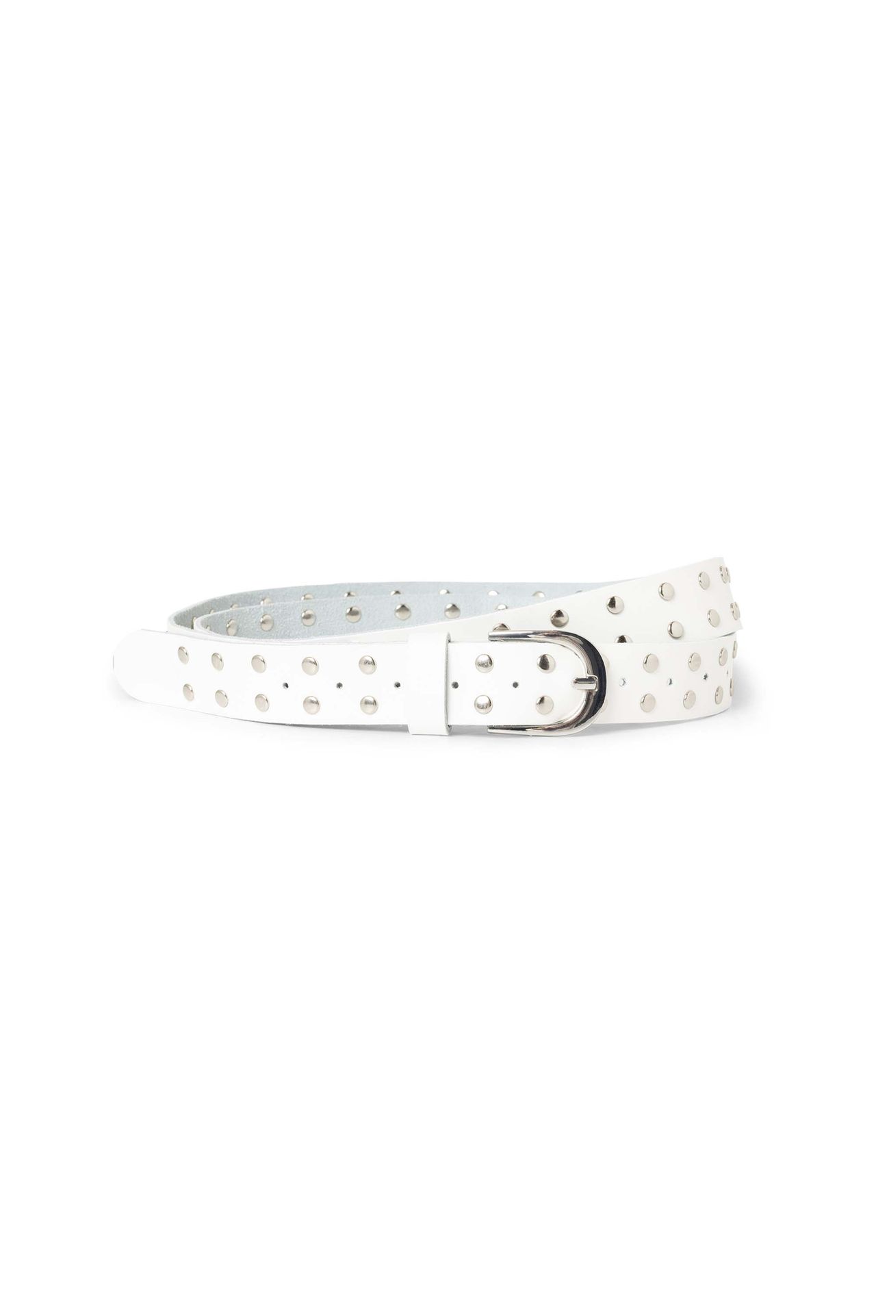 Norah Witte riem met studs white 216880-100