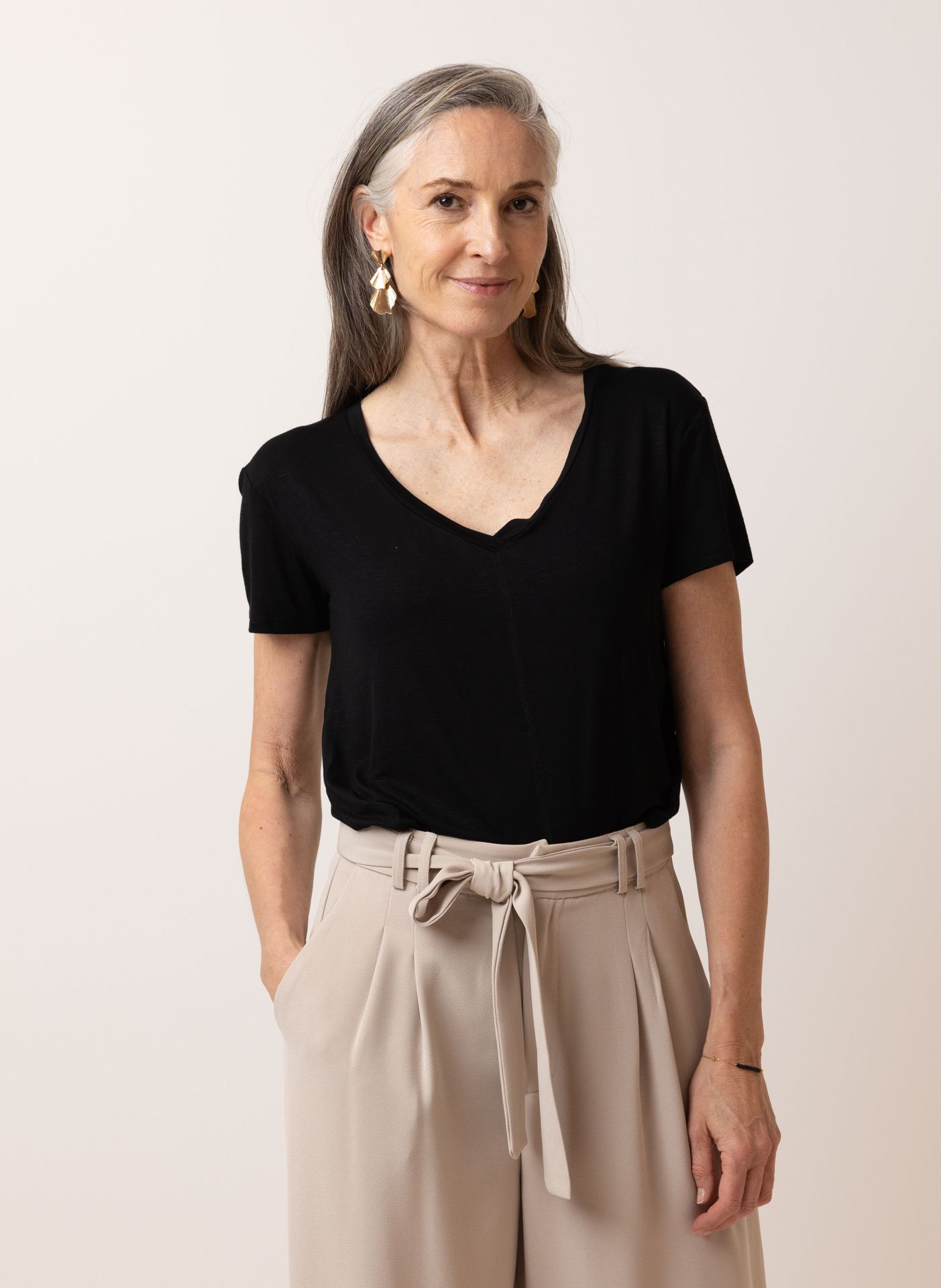 Norah Zwart shirt black 216928-001