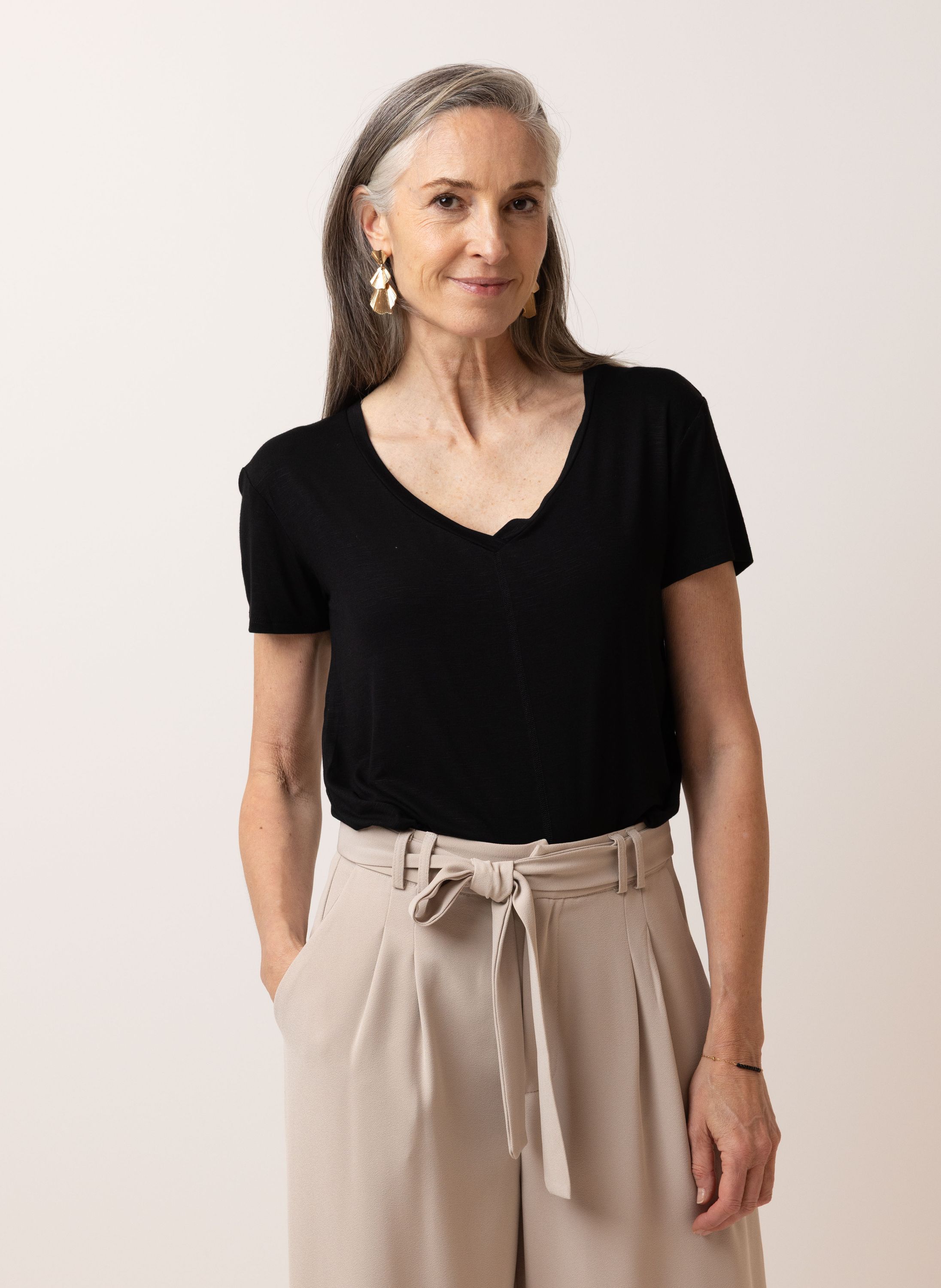 Norah Zwart shirt black 216928-001