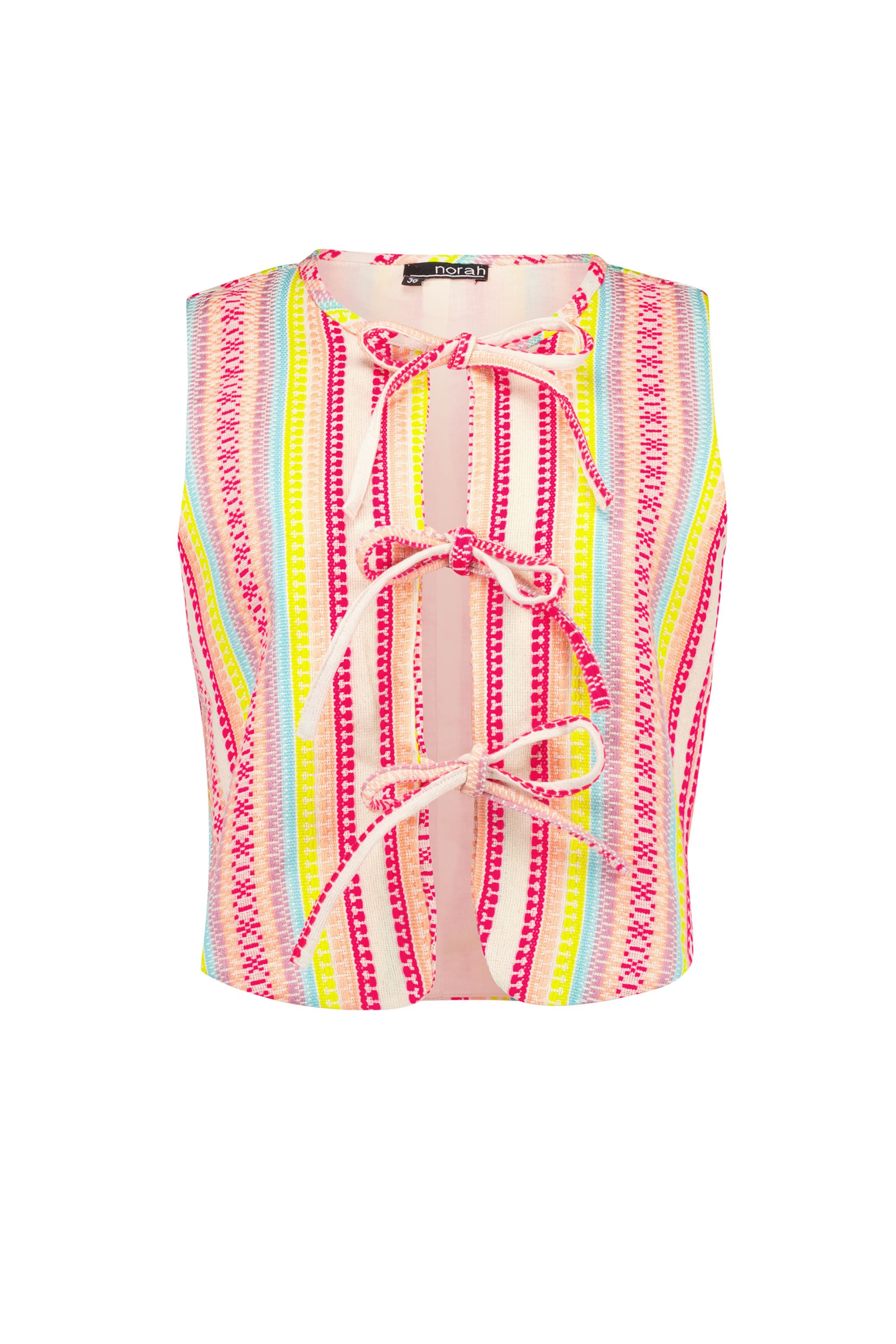 Norah Roze boho gilet multicolor 216956-002