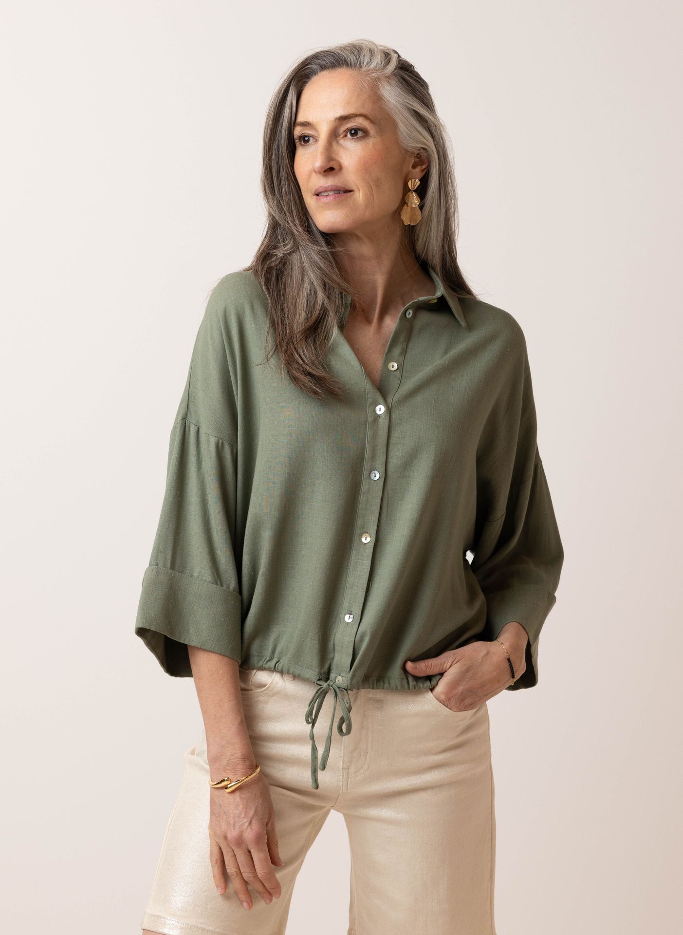 Groene blouse