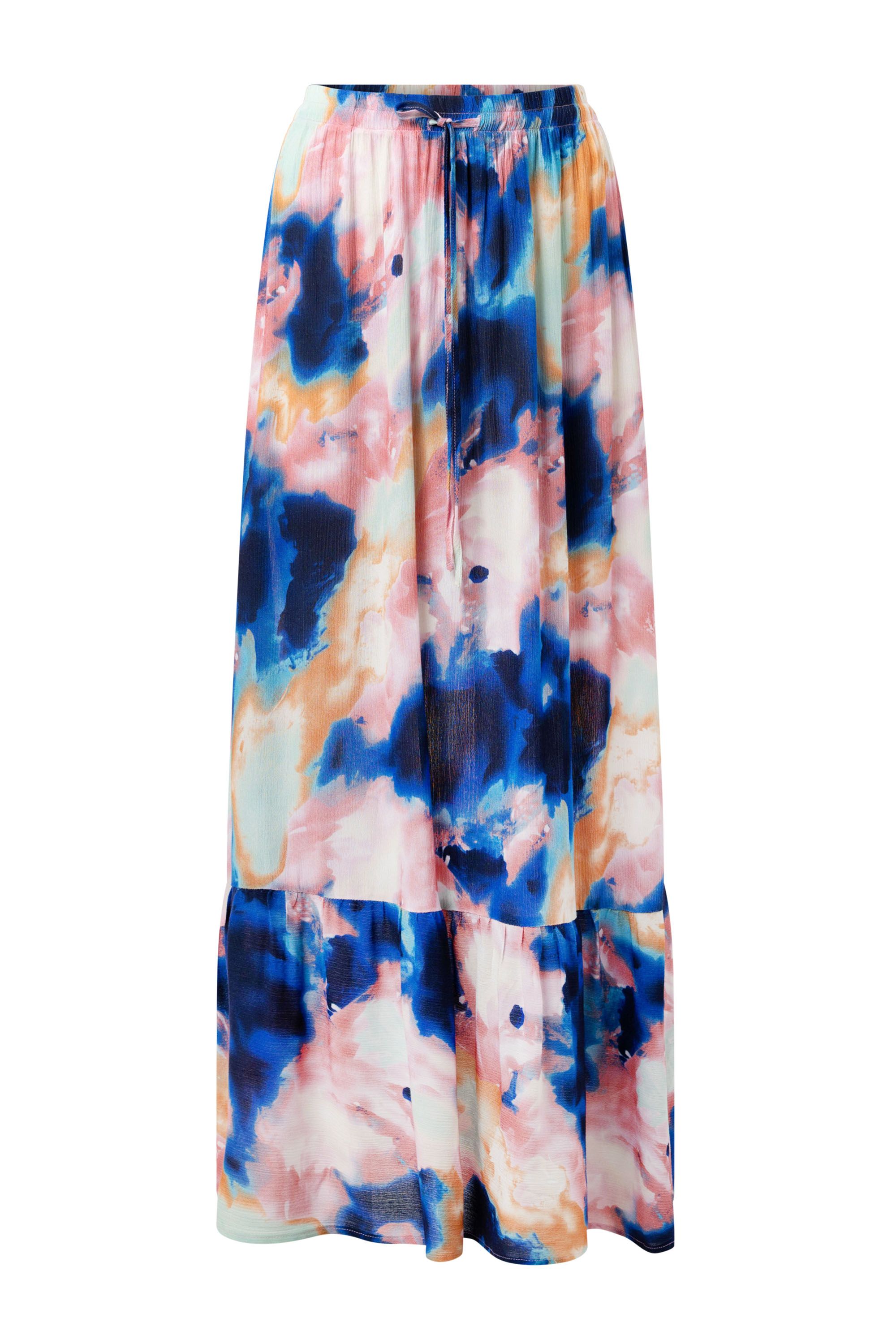 Norah Meerkleurige maxi rok multicolor 216960-002-40