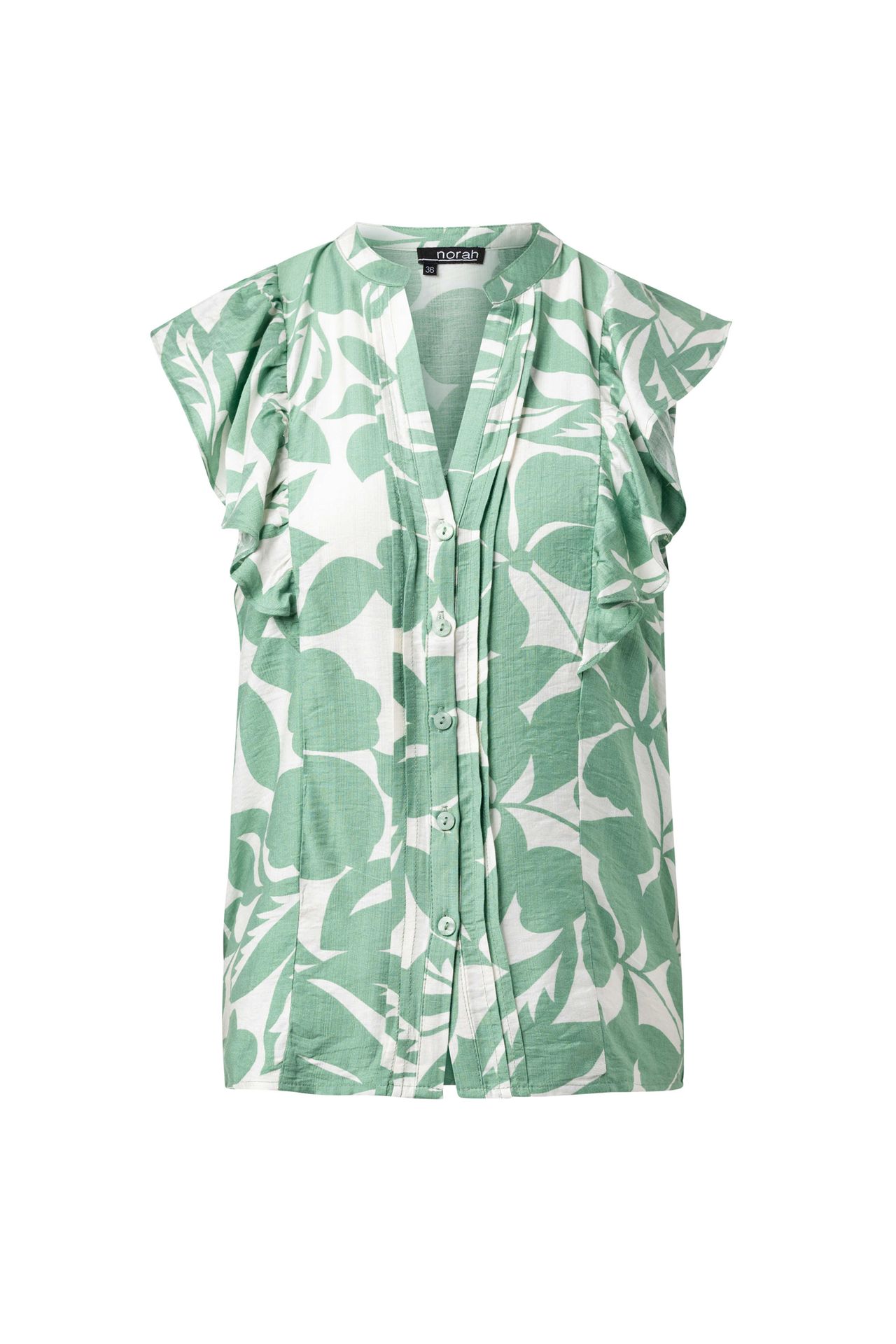 Norah Groene blouse green/ecru 217023-541