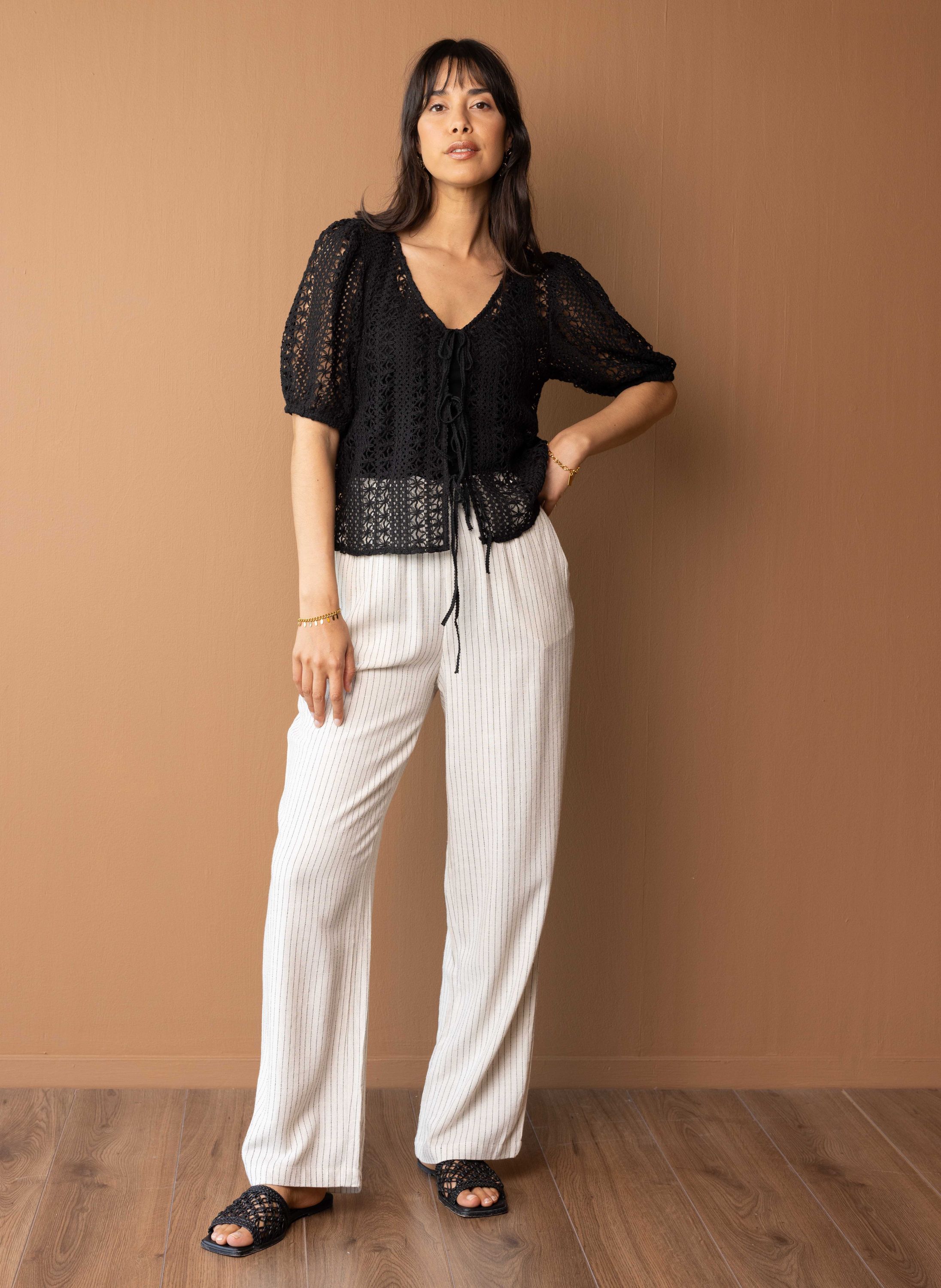 Norah Zwart vest  217033-001
