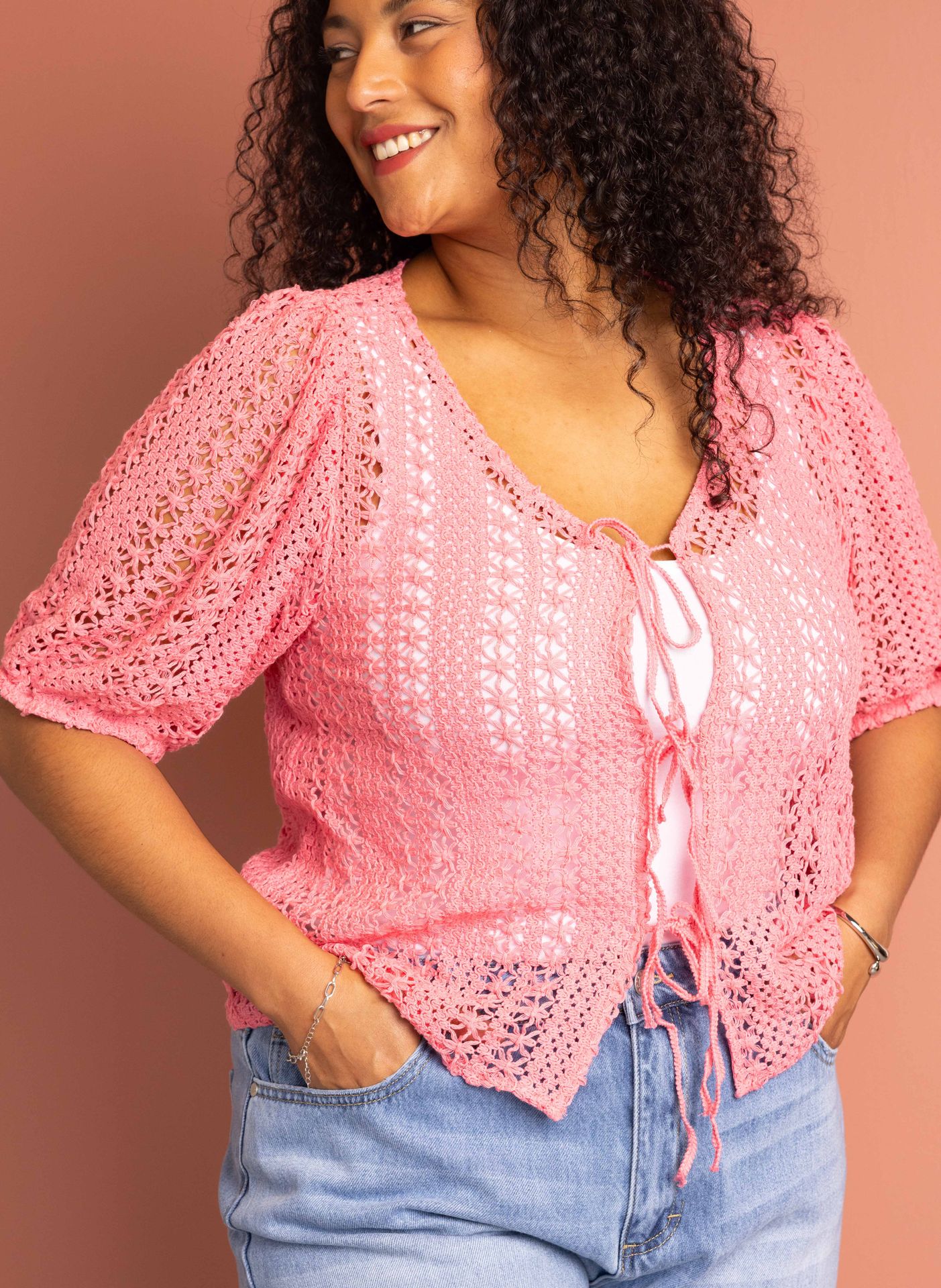 Norah Roze vest pink 217033-900