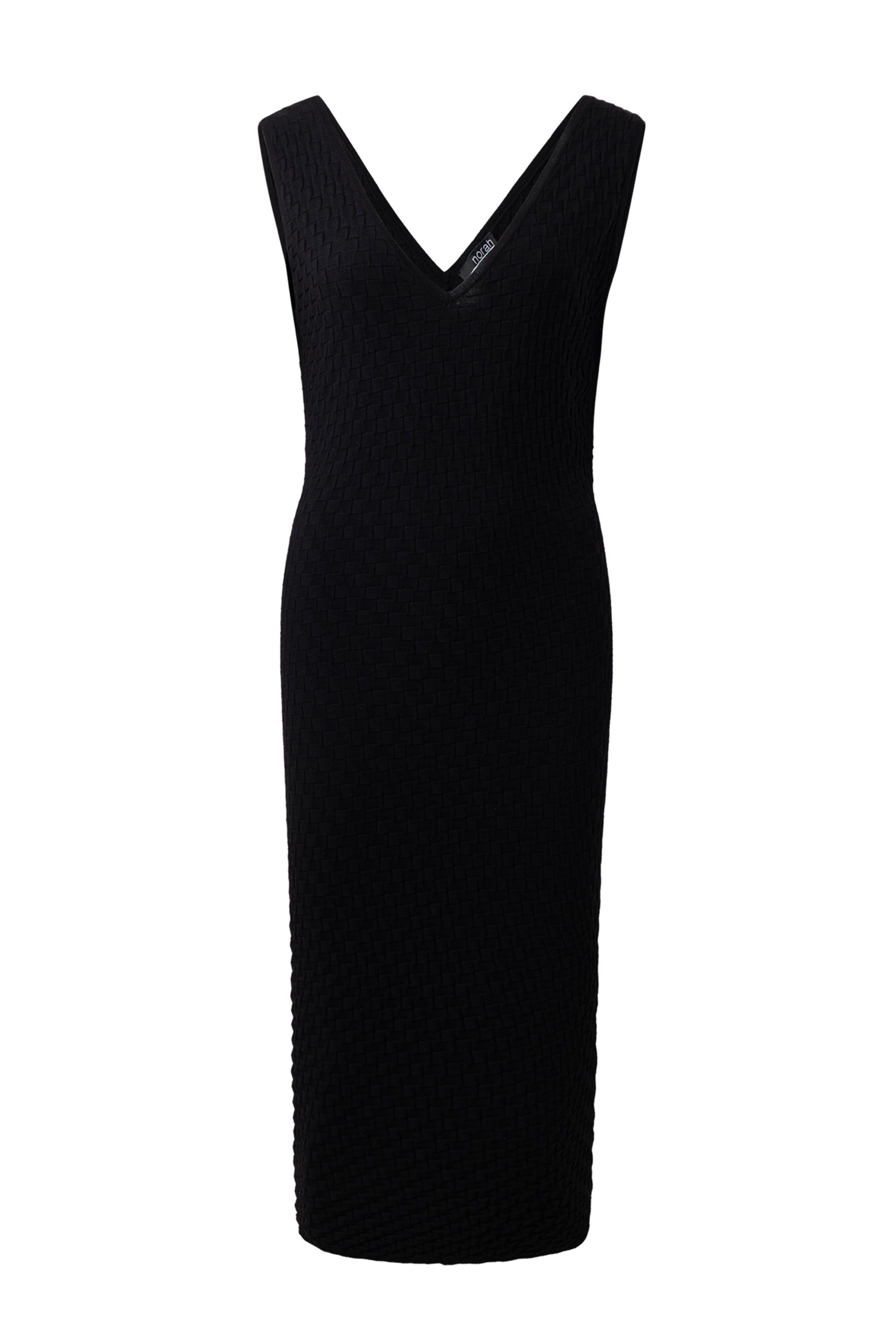 Norah Zwarte midi jurk black 217037-001