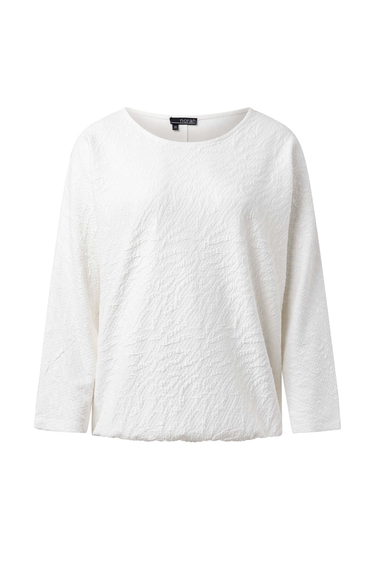 Norah Off-white shirt met structuur off-white 217046-101