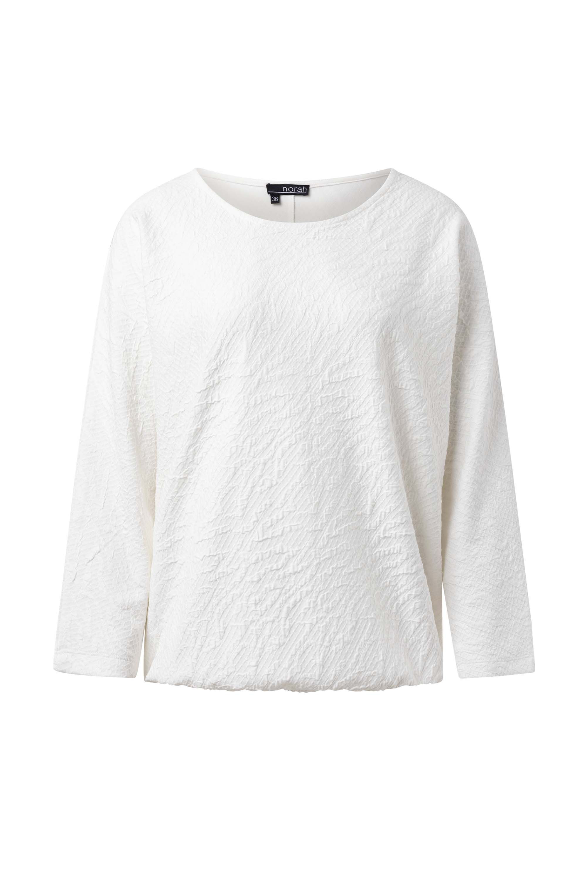 Norah Off-white shirt met structuur off-white 217046-101