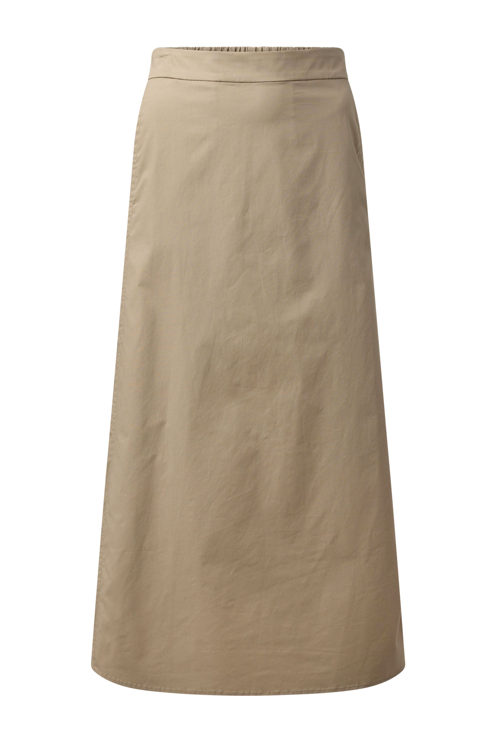 Norah Zandkleurige midi rok sand 217051-110