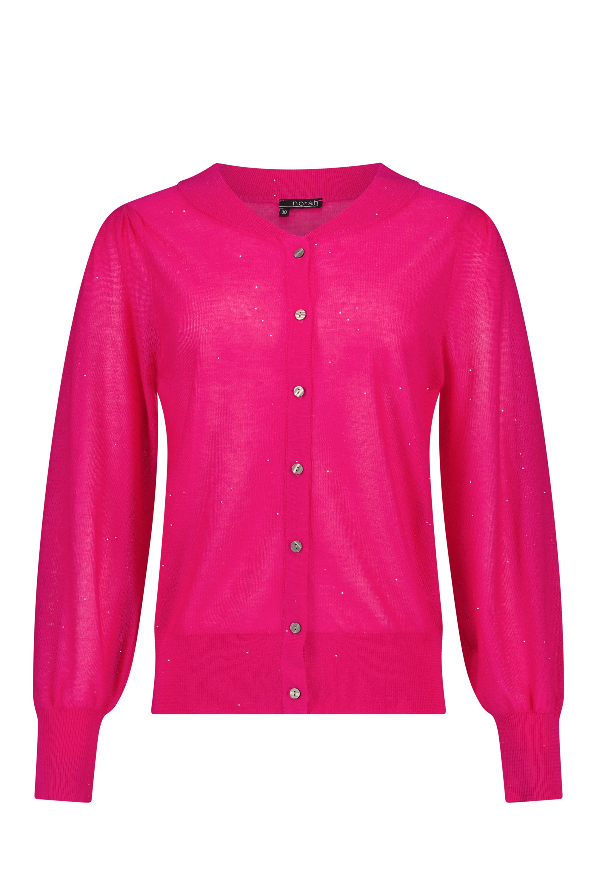 Norah Roze vest met pailletten pink 217057-900