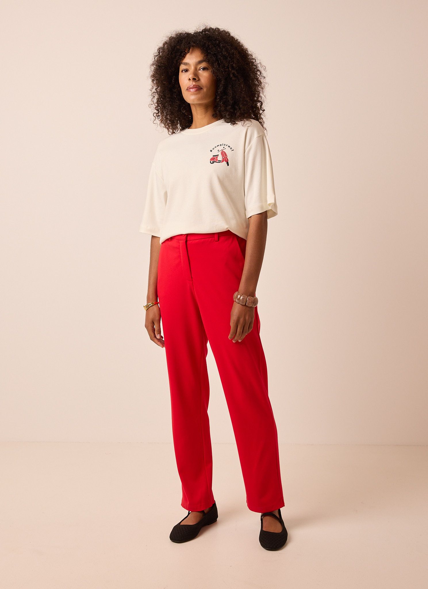 Norah Claudia broek | Rood red 217062-600