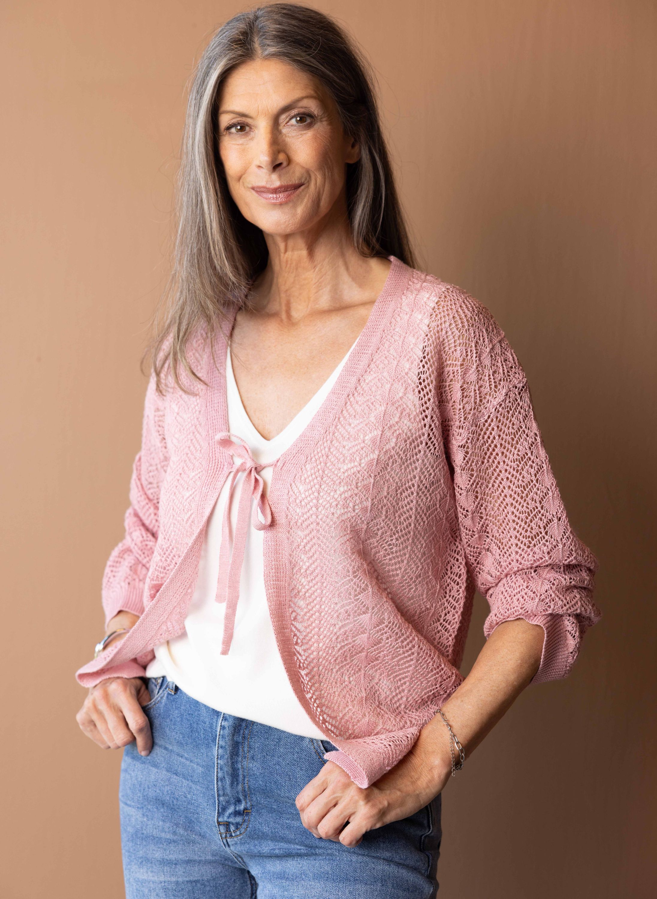 Norah Roze vest  217070-901