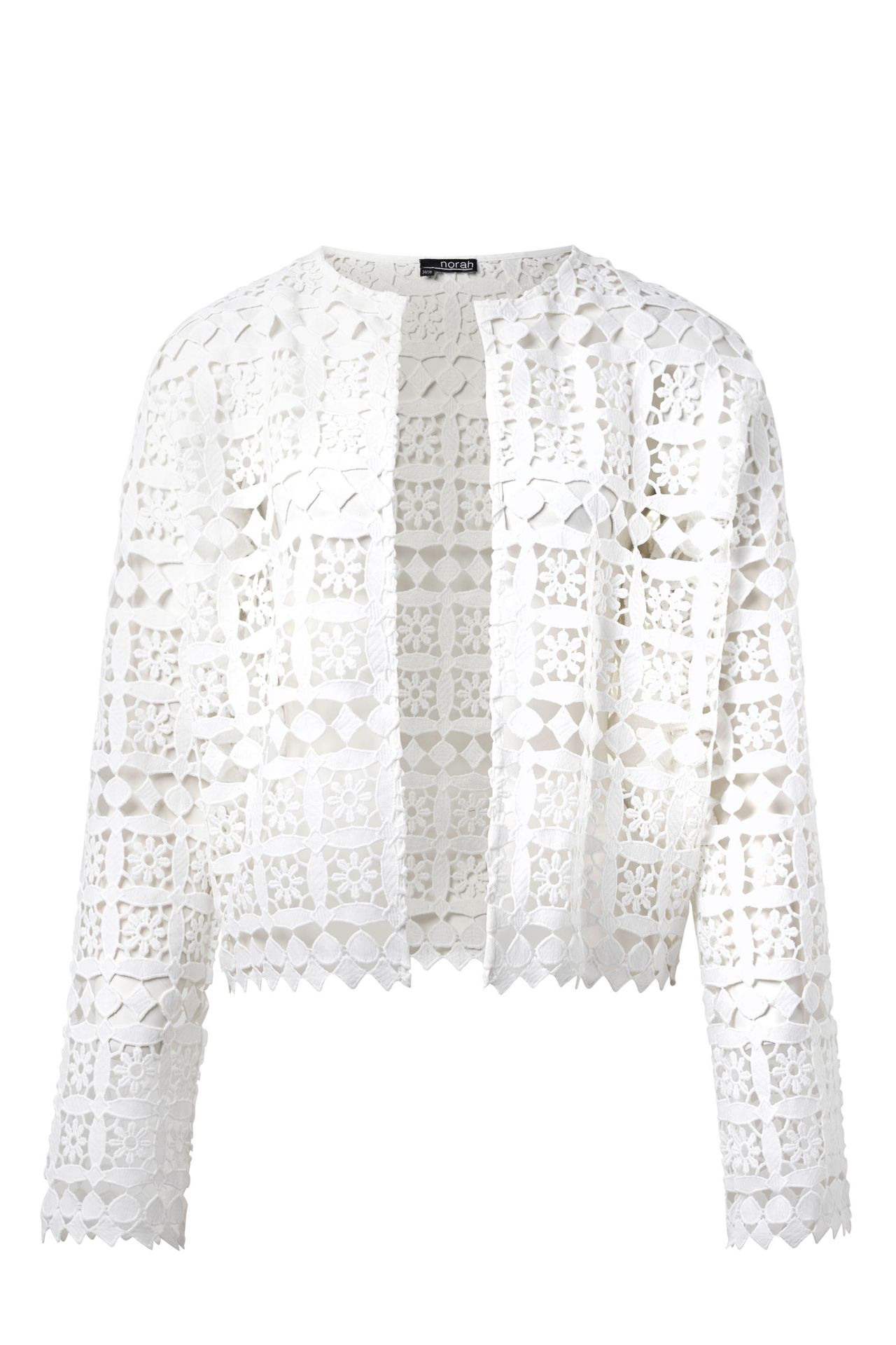 Norah Wit kanten vest white 217079-100